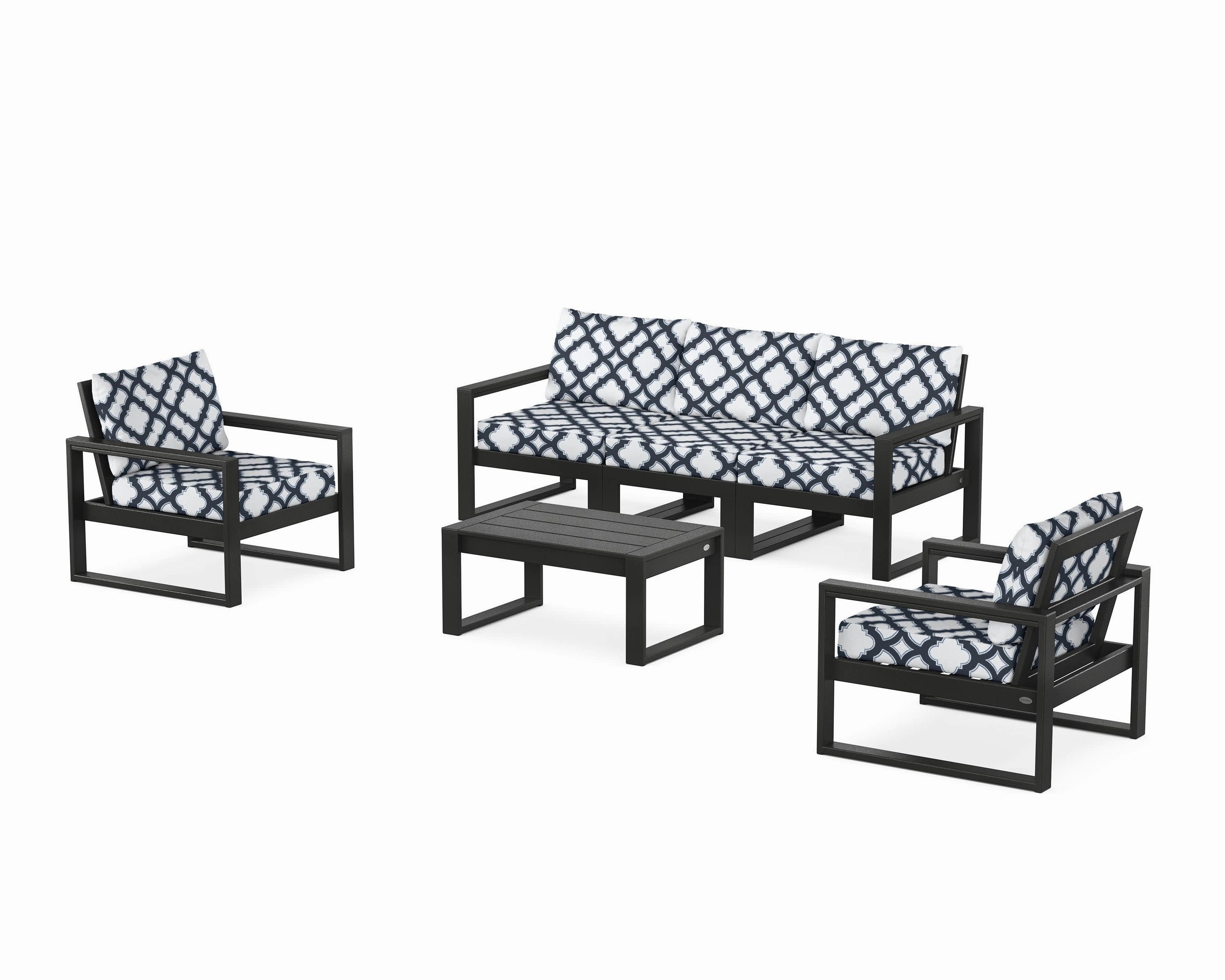 EDGE Sectional 4-Piece Deep Seating Set with Sofa
