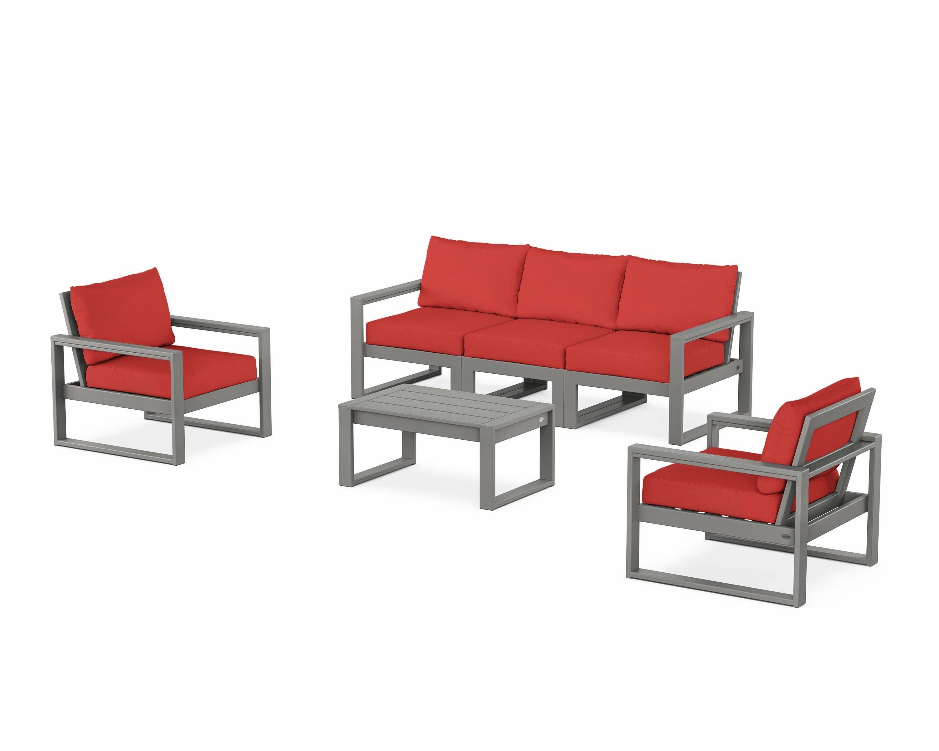 EDGE Sectional 4-Piece Deep Seating Set with Sofa