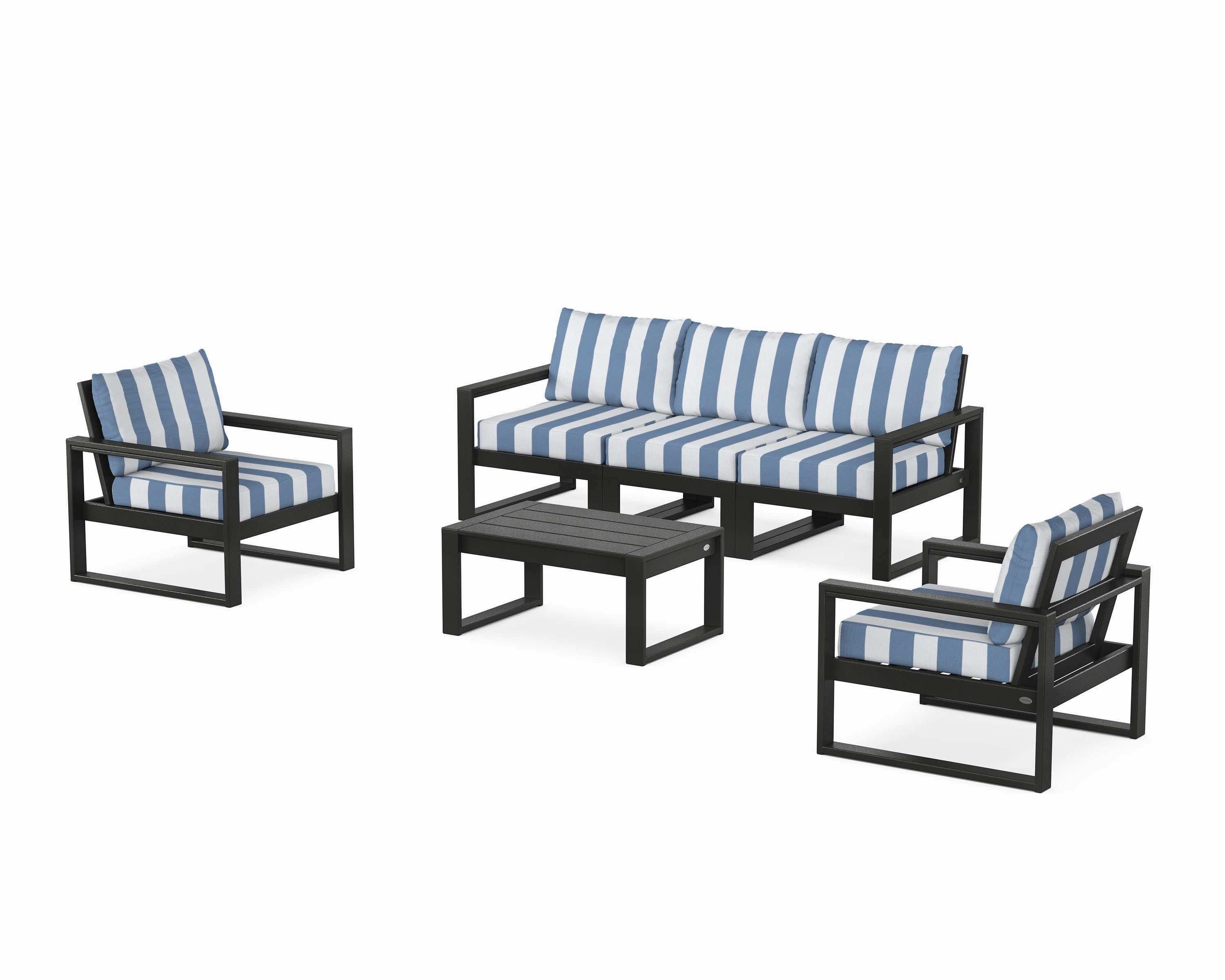 EDGE Sectional 4-Piece Deep Seating Set with Sofa