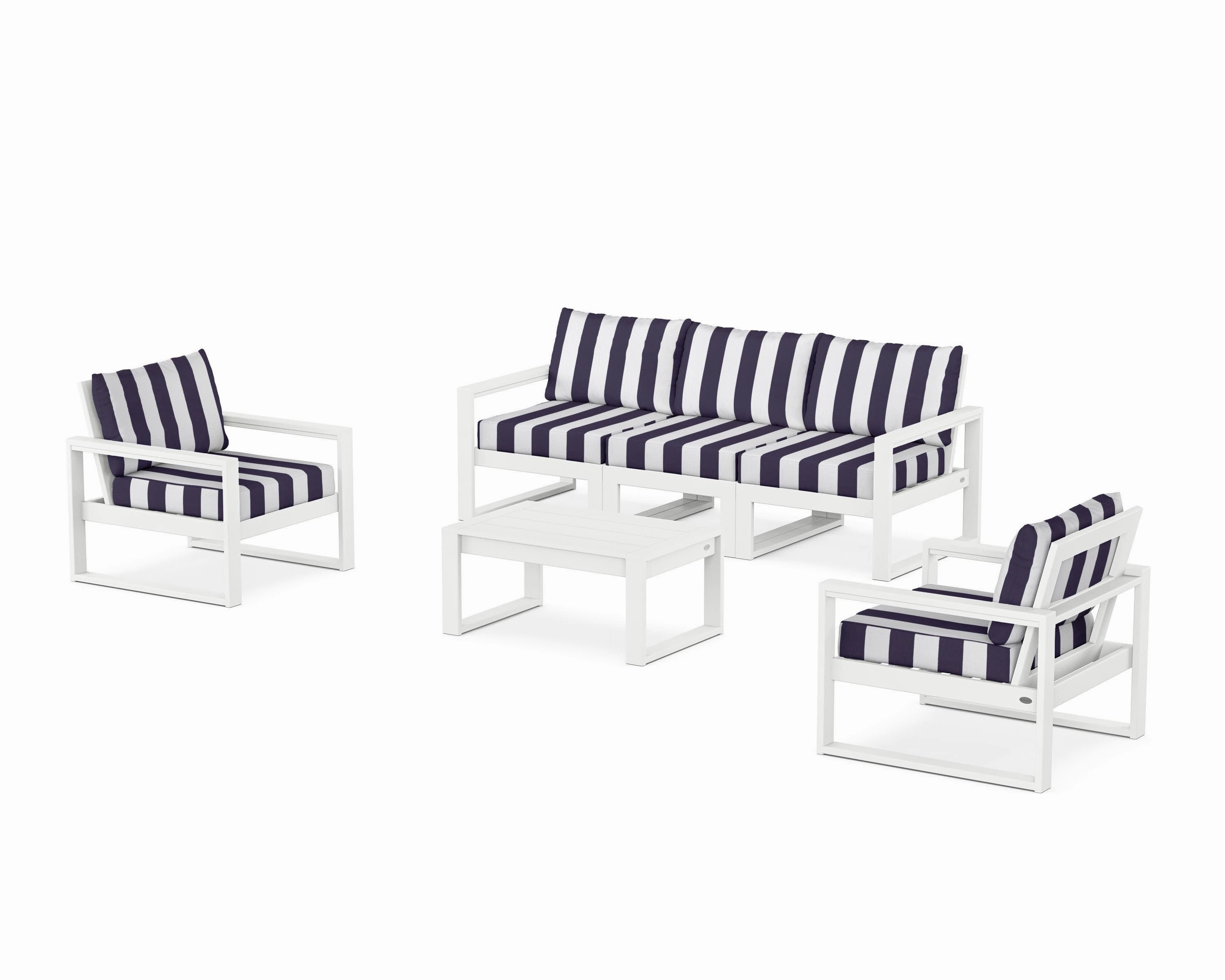 EDGE Sectional 4-Piece Deep Seating Set with Sofa