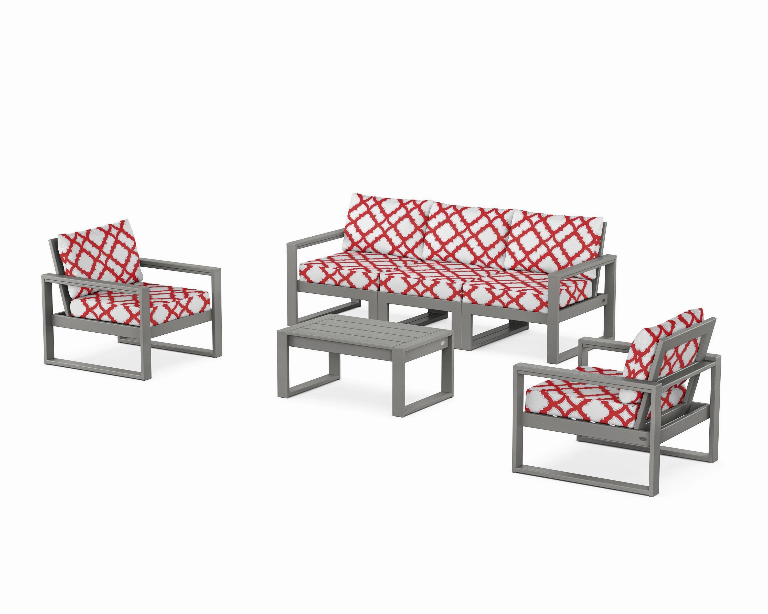EDGE Sectional 4-Piece Deep Seating Set with Sofa