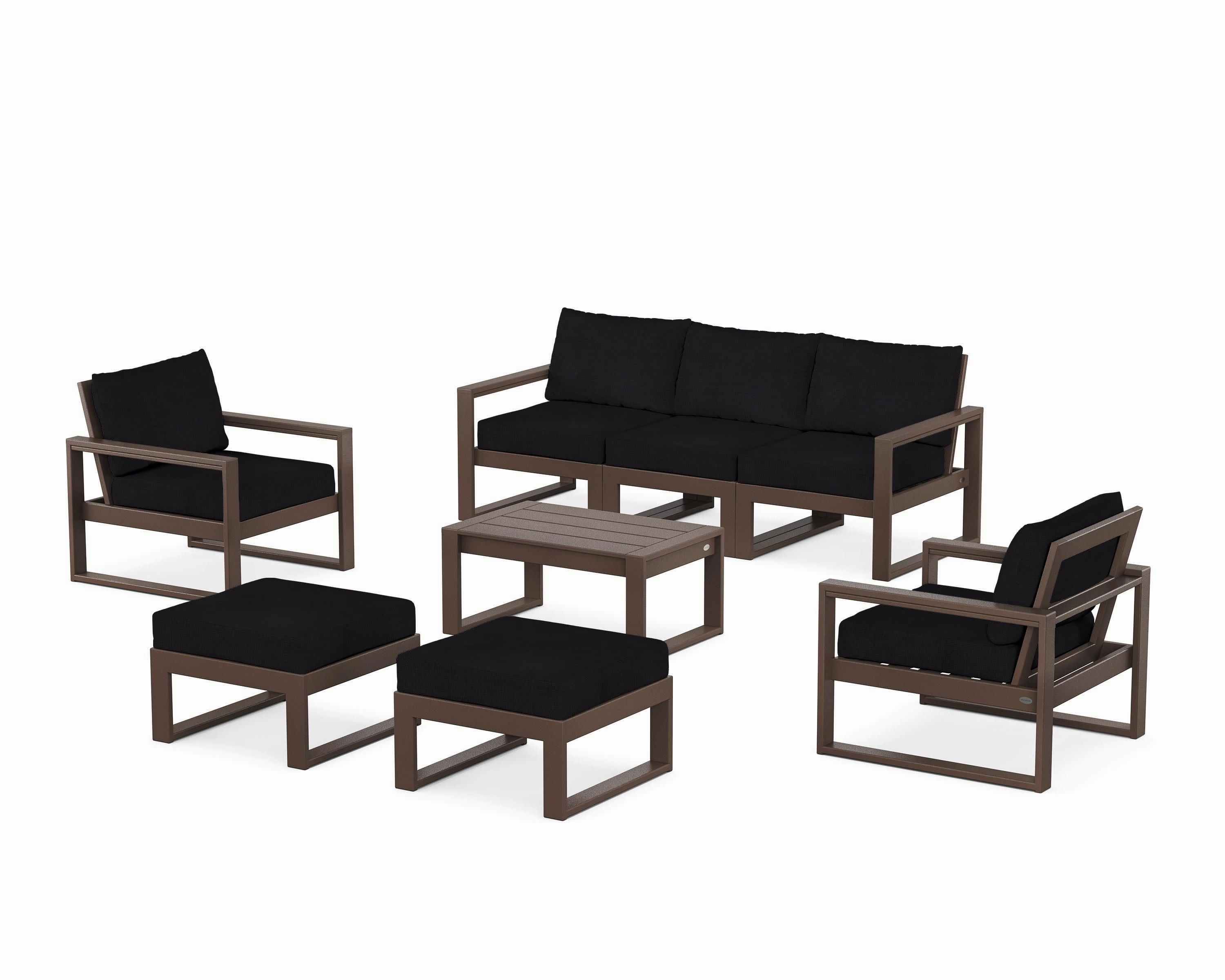 EDGE Sectional 8-Piece Lounge Sofa Set