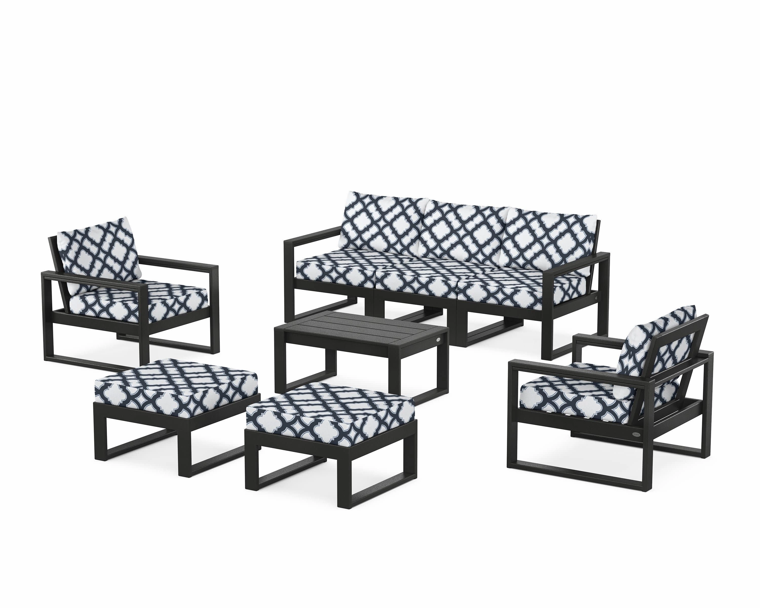 EDGE Sectional 8-Piece Lounge Sofa Set