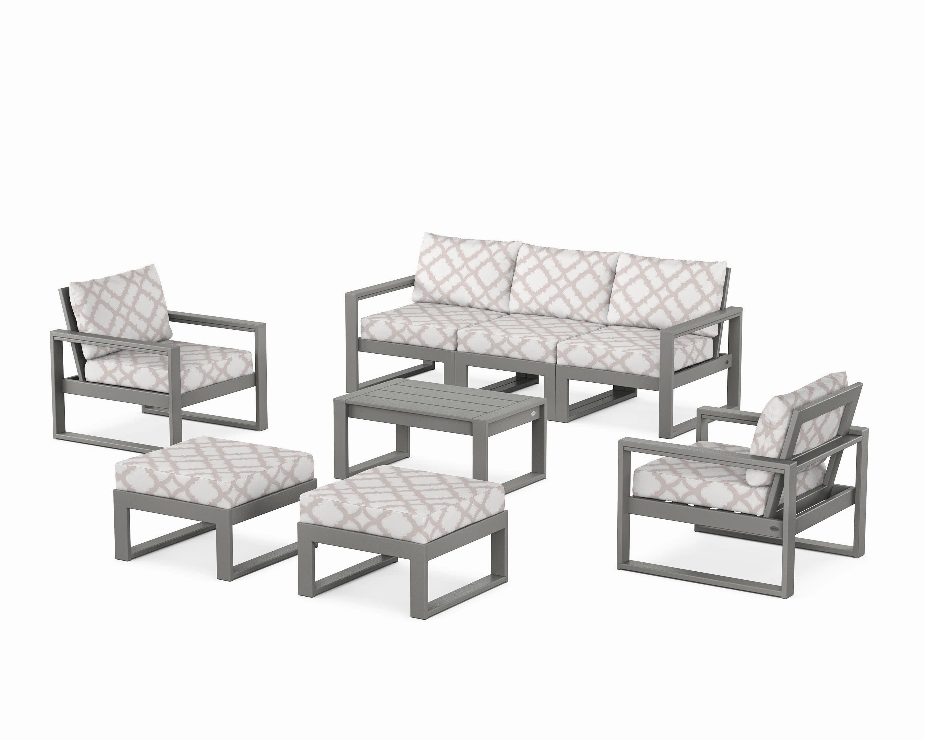 EDGE Sectional 8-Piece Lounge Sofa Set