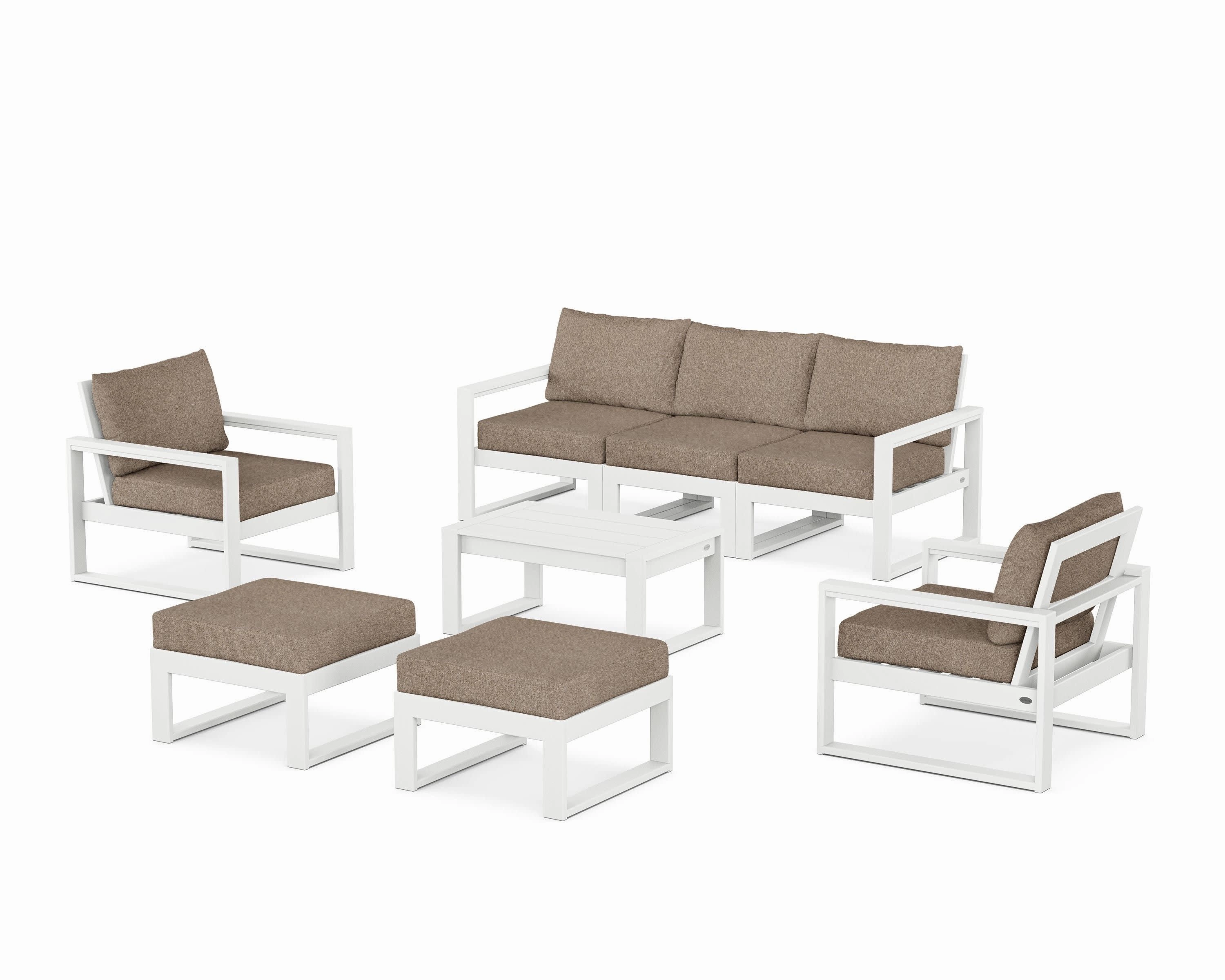EDGE Sectional 8-Piece Lounge Sofa Set