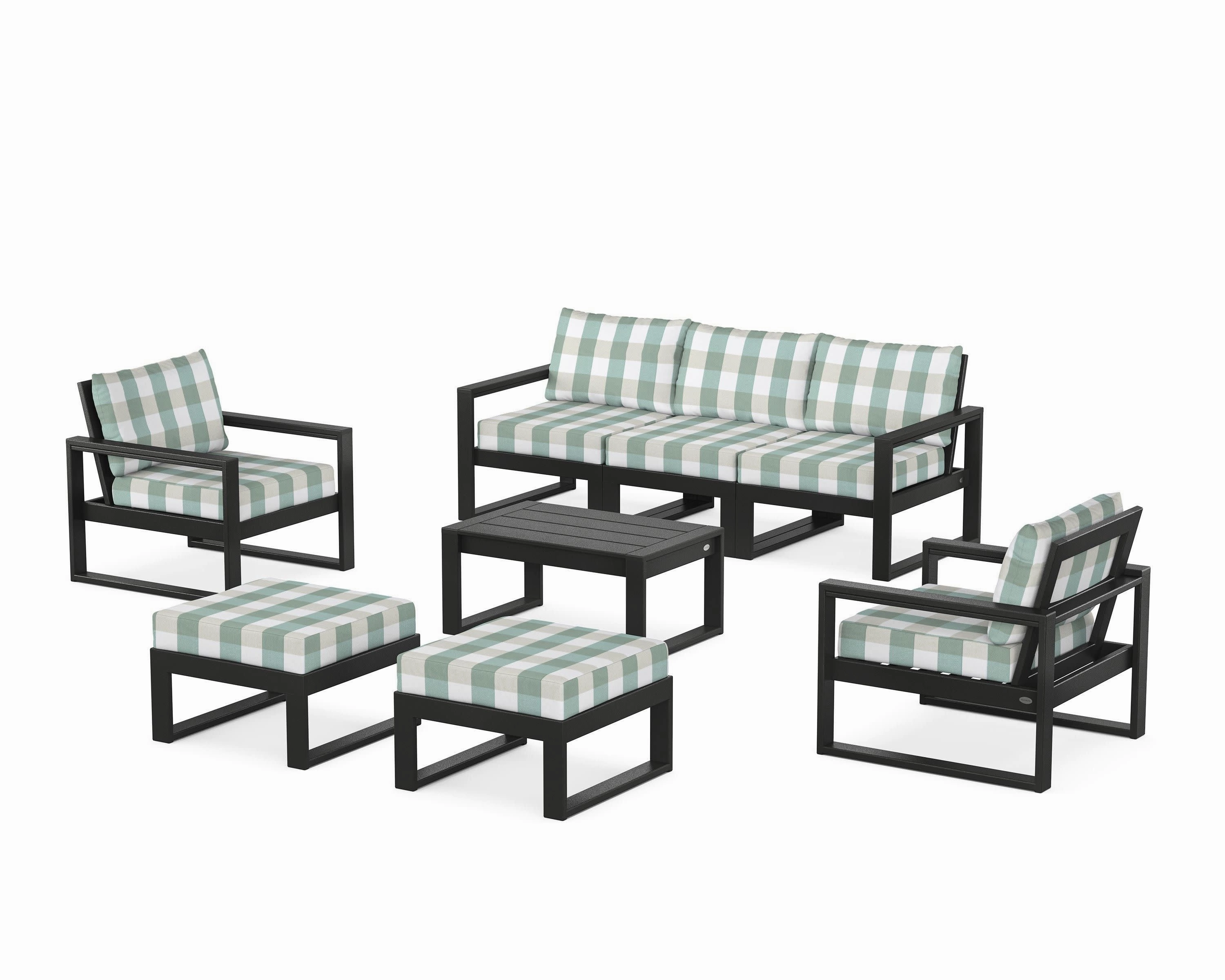 EDGE Sectional 8-Piece Lounge Sofa Set