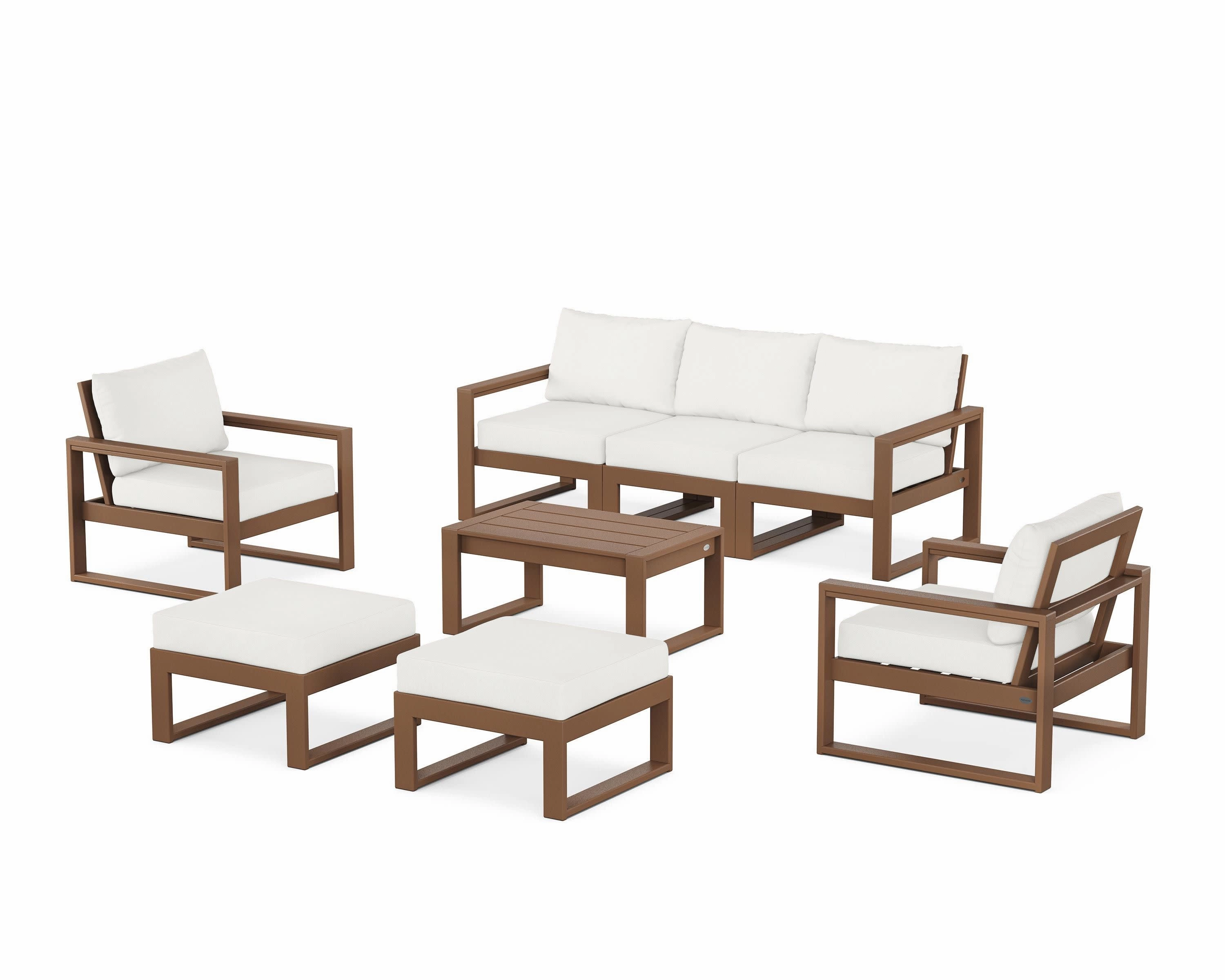 EDGE Sectional 8-Piece Lounge Sofa Set