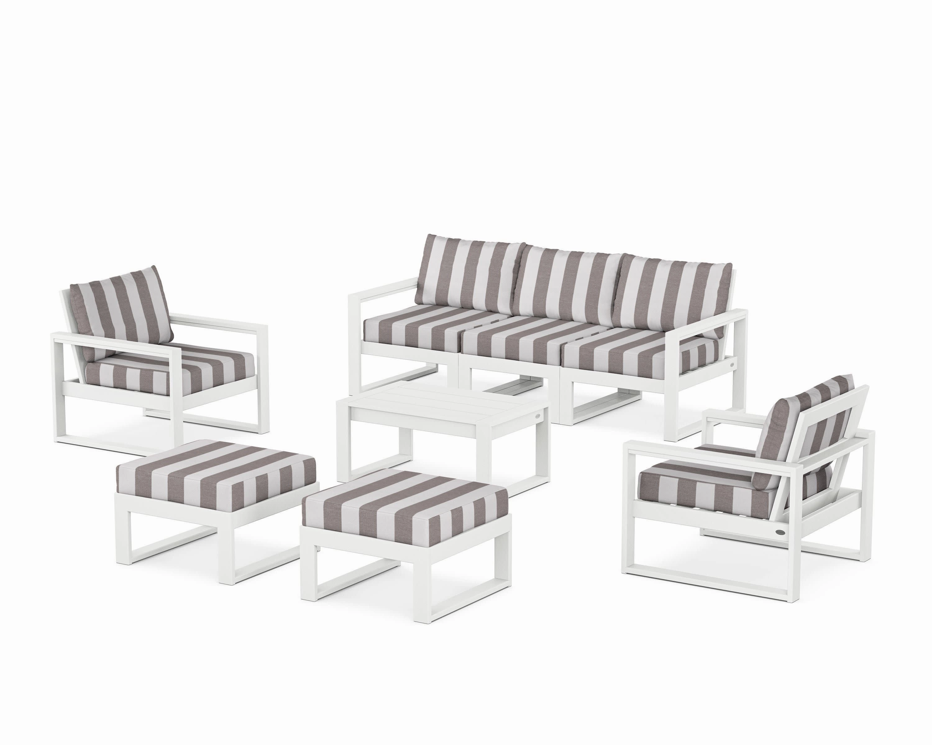 EDGE Sectional 8-Piece Lounge Sofa Set