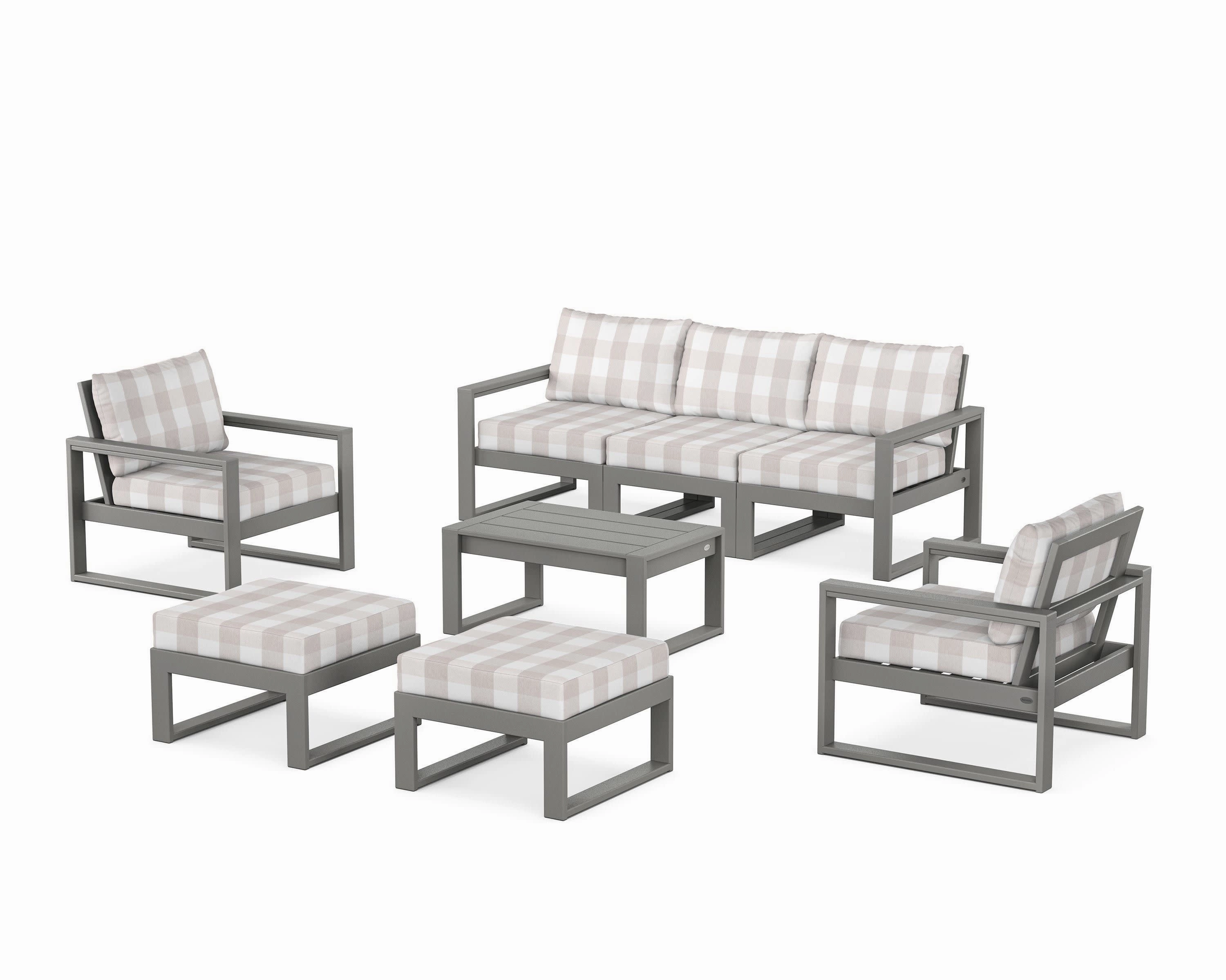 EDGE Sectional 8-Piece Lounge Sofa Set