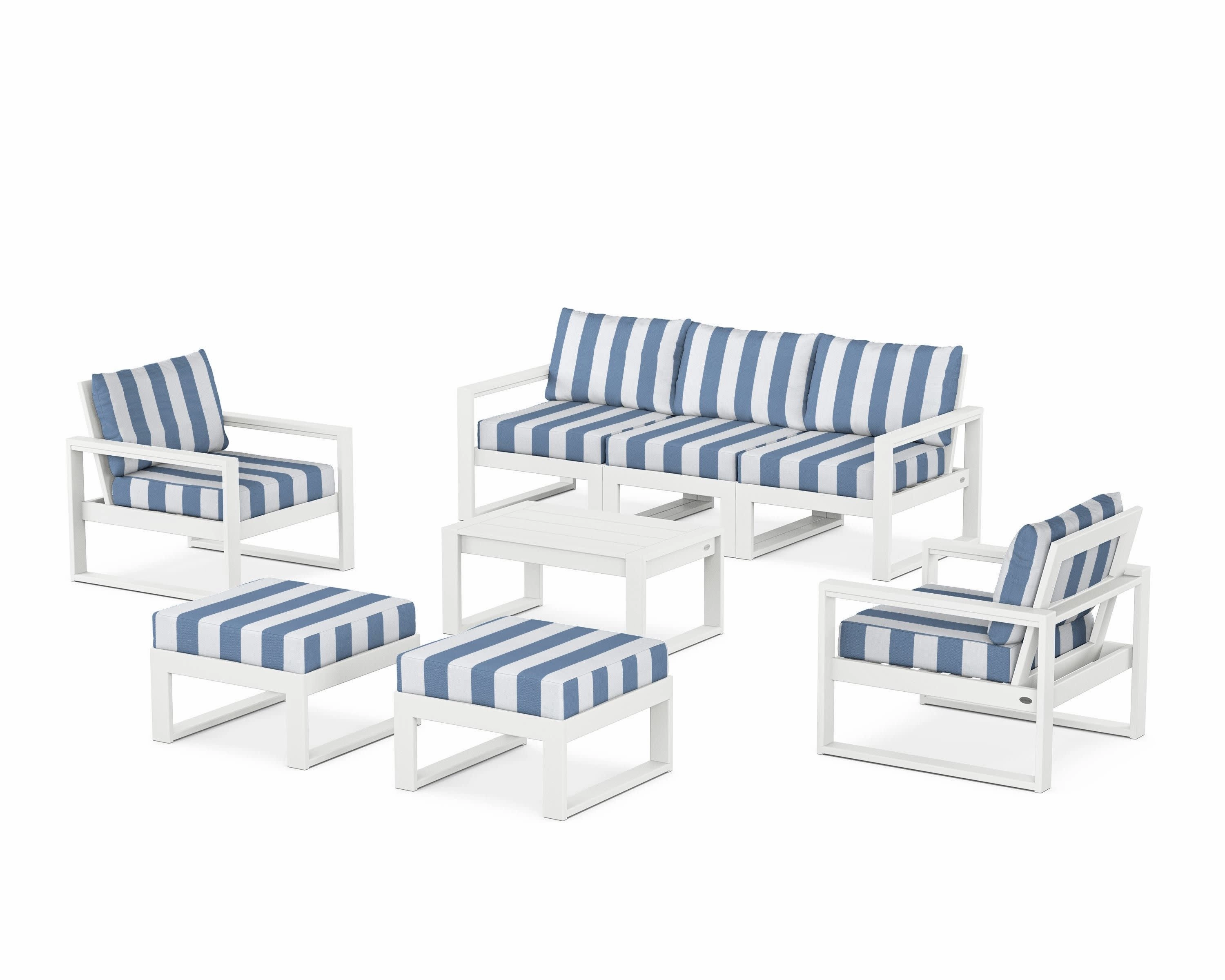 EDGE Sectional 8-Piece Lounge Sofa Set