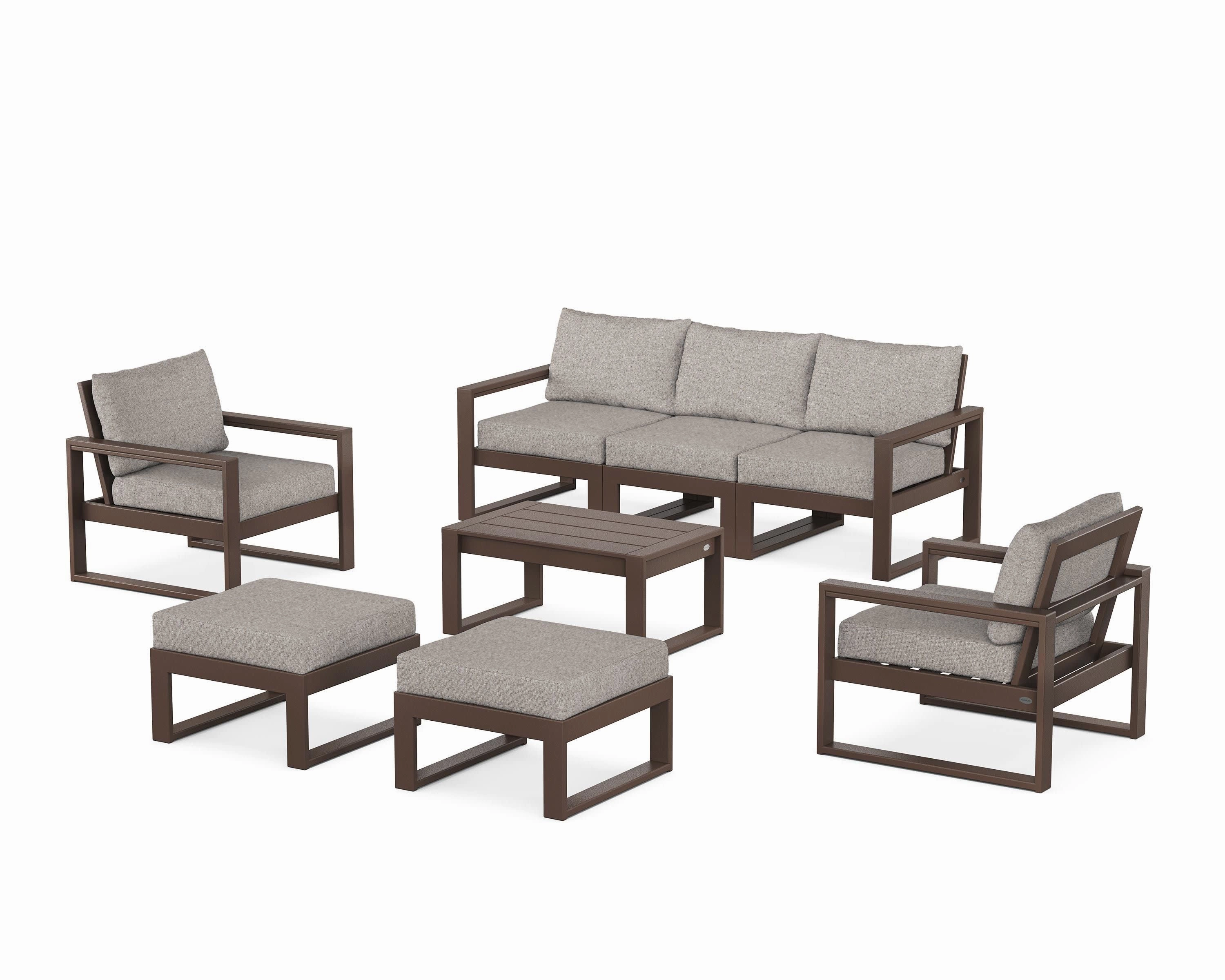 EDGE Sectional 8-Piece Lounge Sofa Set
