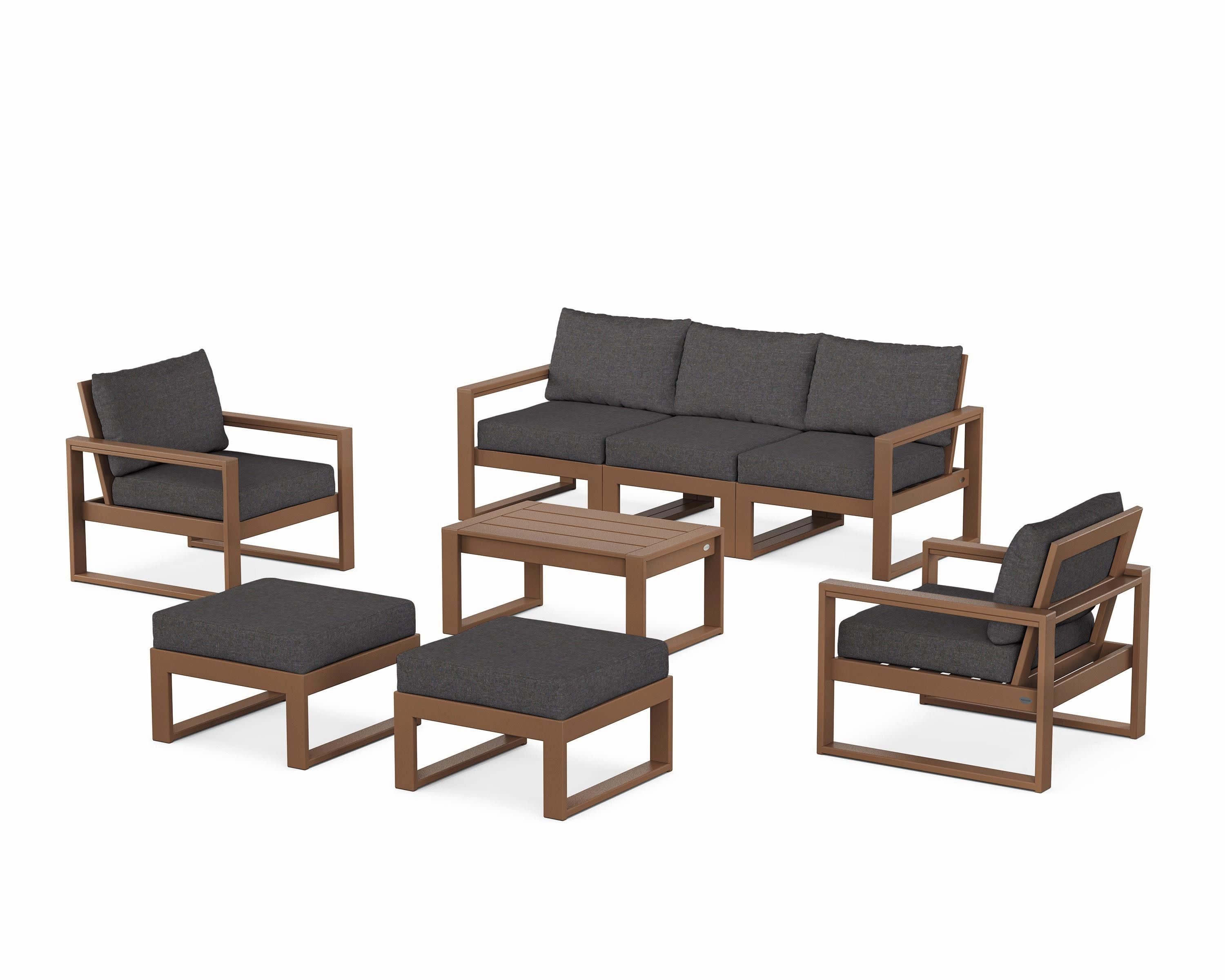 EDGE Sectional 8-Piece Lounge Sofa Set