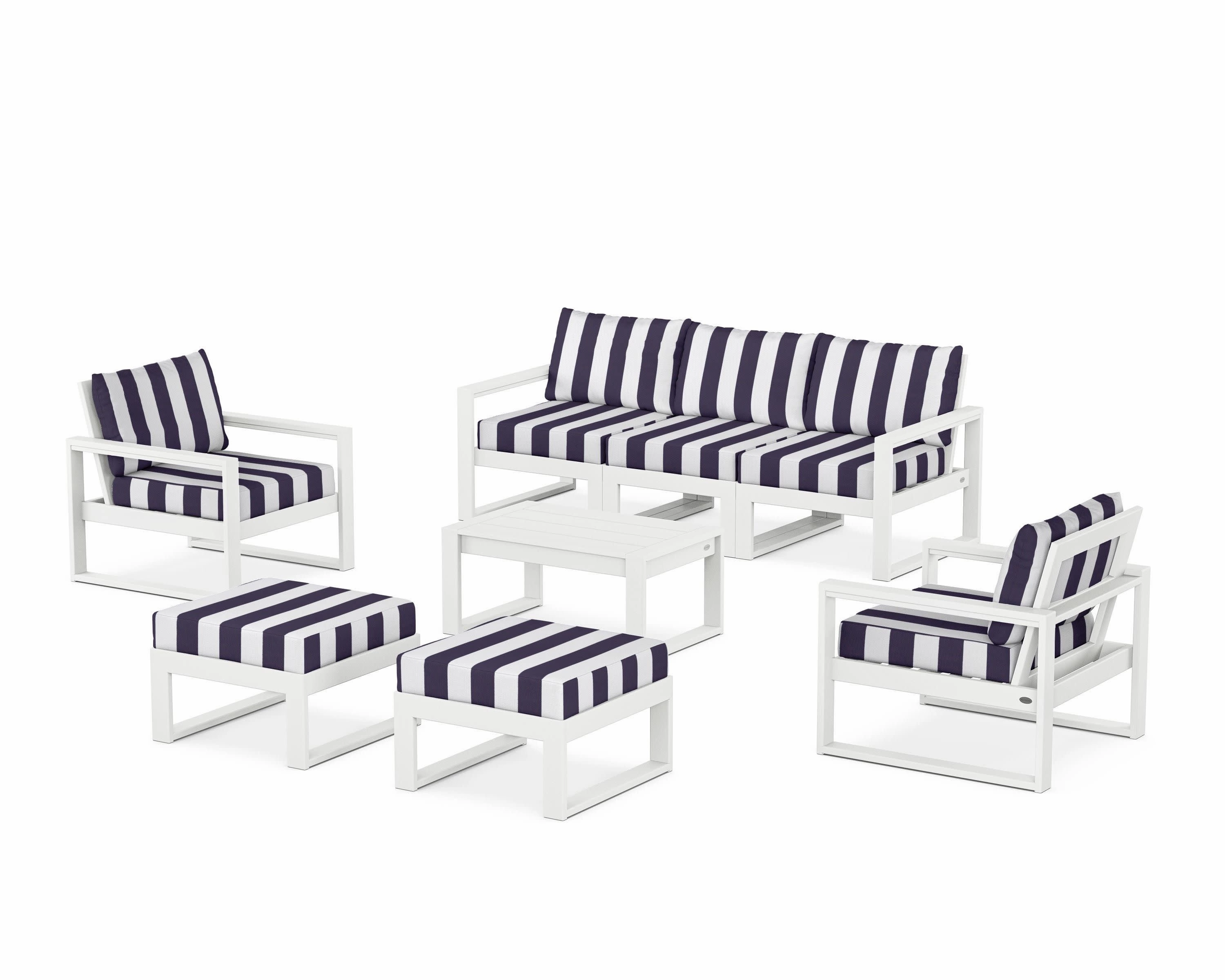 EDGE Sectional 8-Piece Lounge Sofa Set
