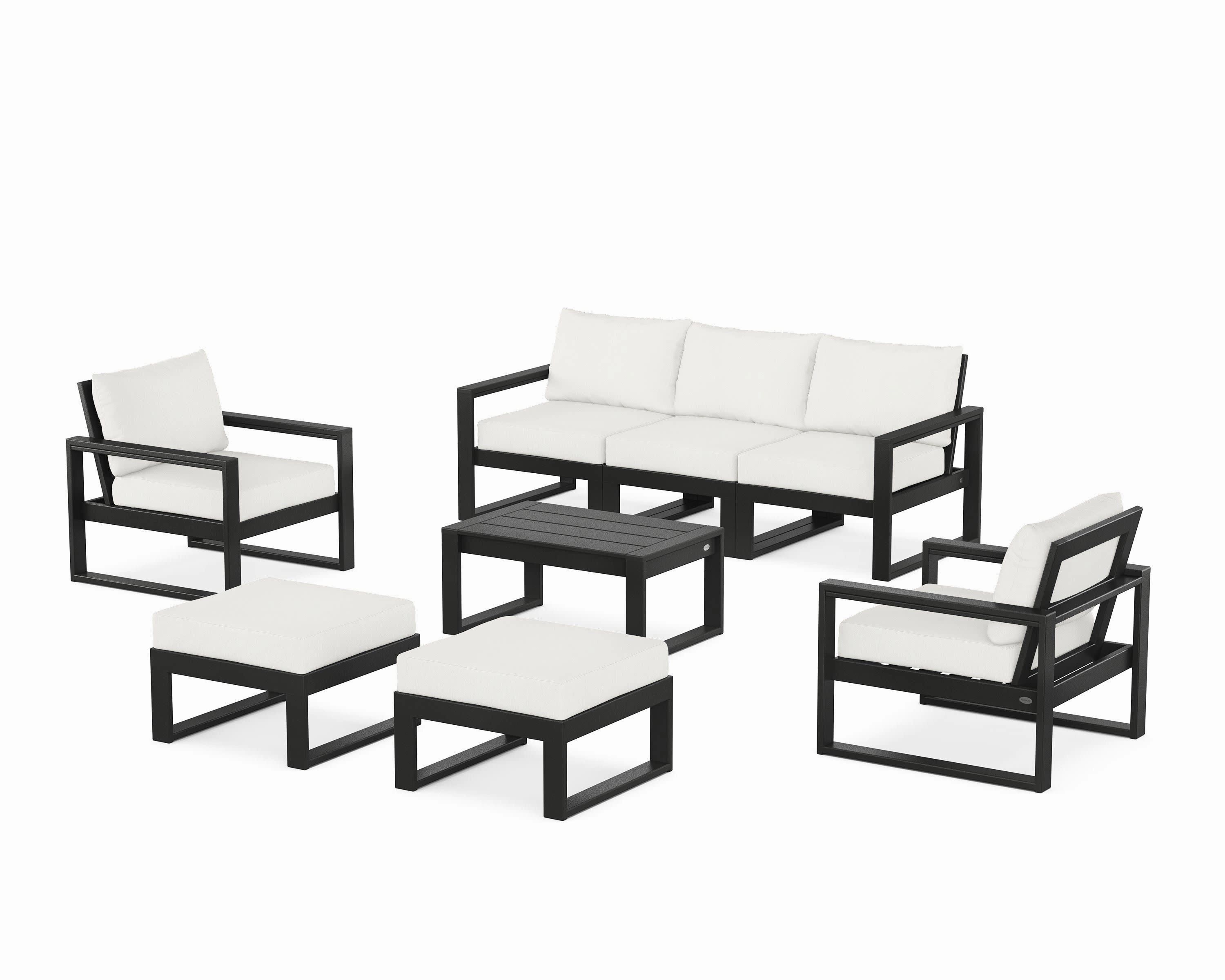 EDGE Sectional 8-Piece Lounge Sofa Set