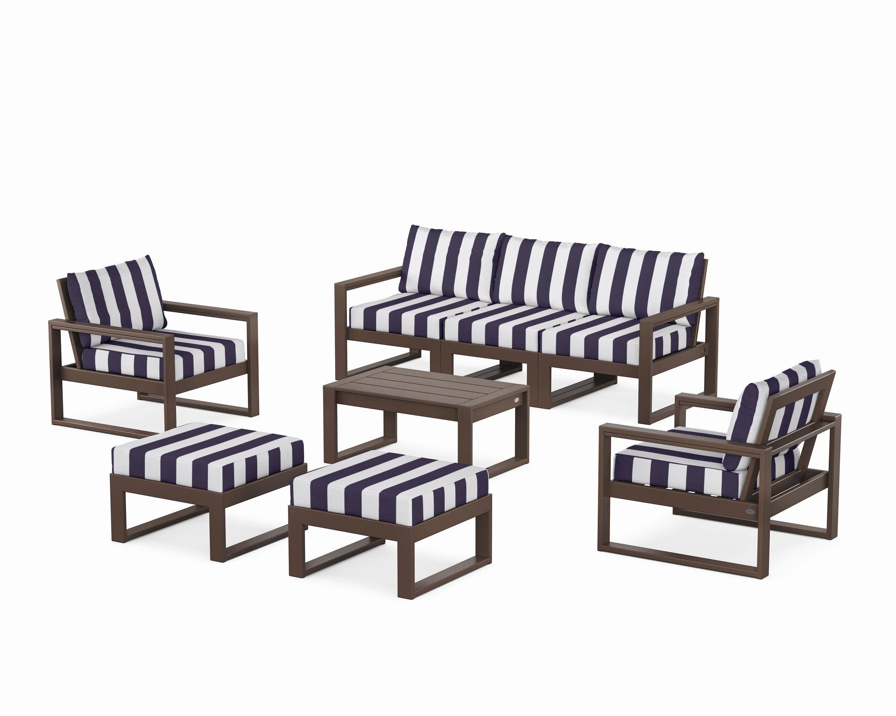 EDGE Sectional 8-Piece Lounge Sofa Set