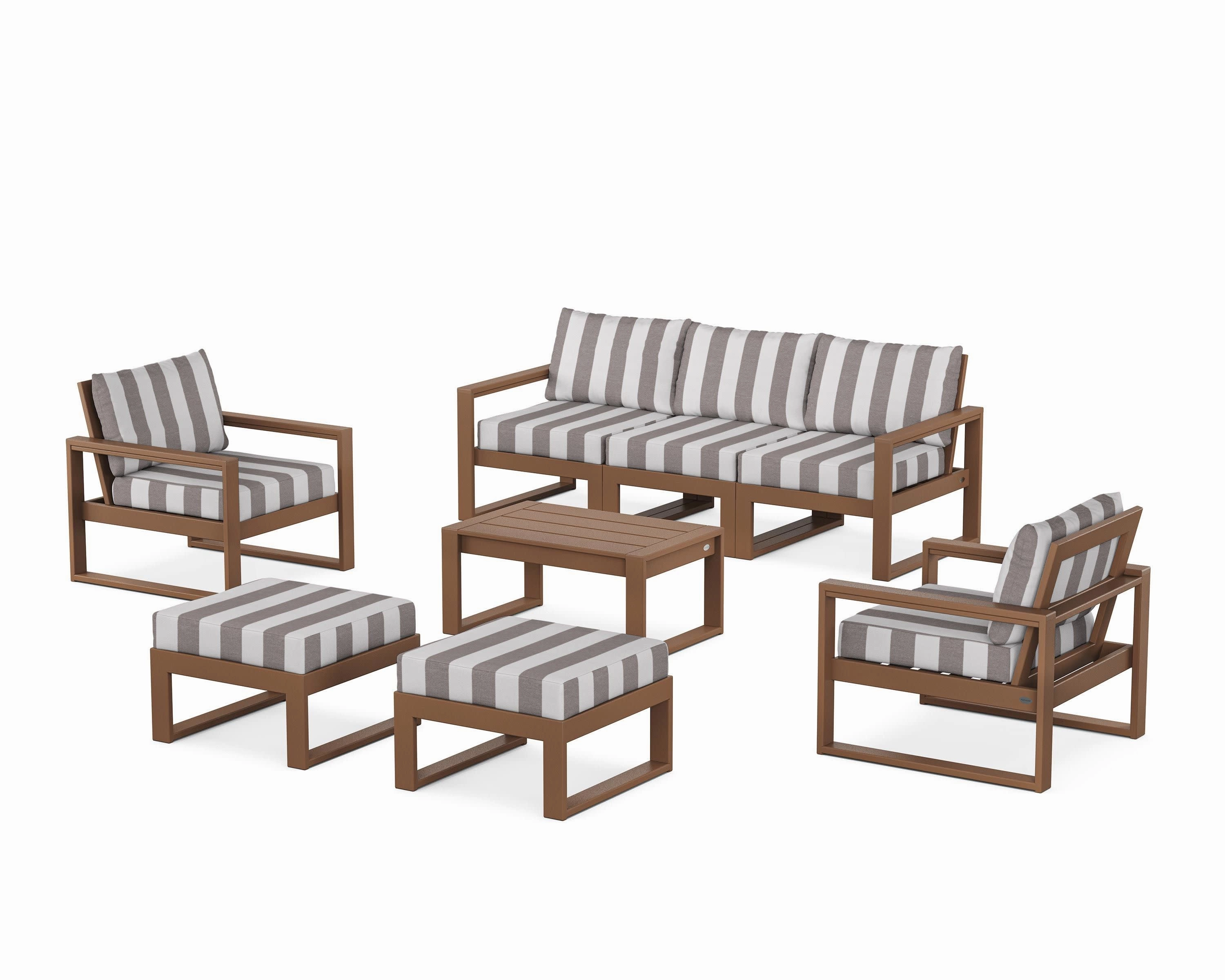 EDGE Sectional 8-Piece Lounge Sofa Set