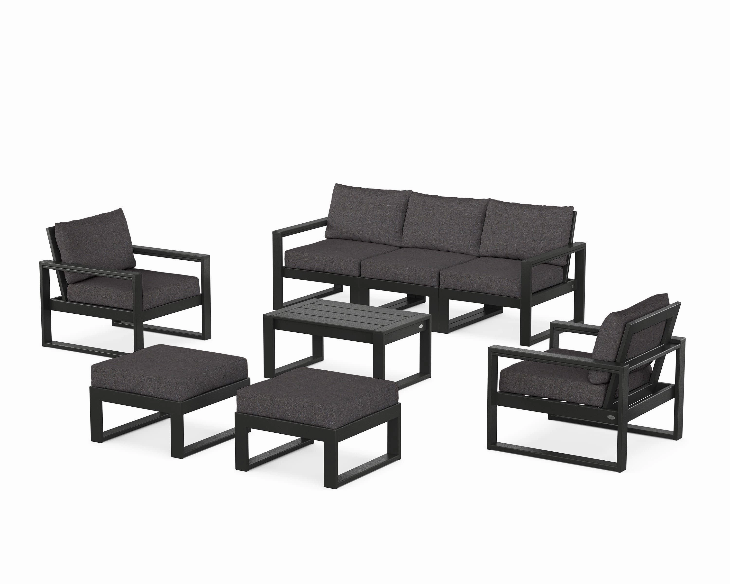 EDGE Sectional 8-Piece Lounge Sofa Set