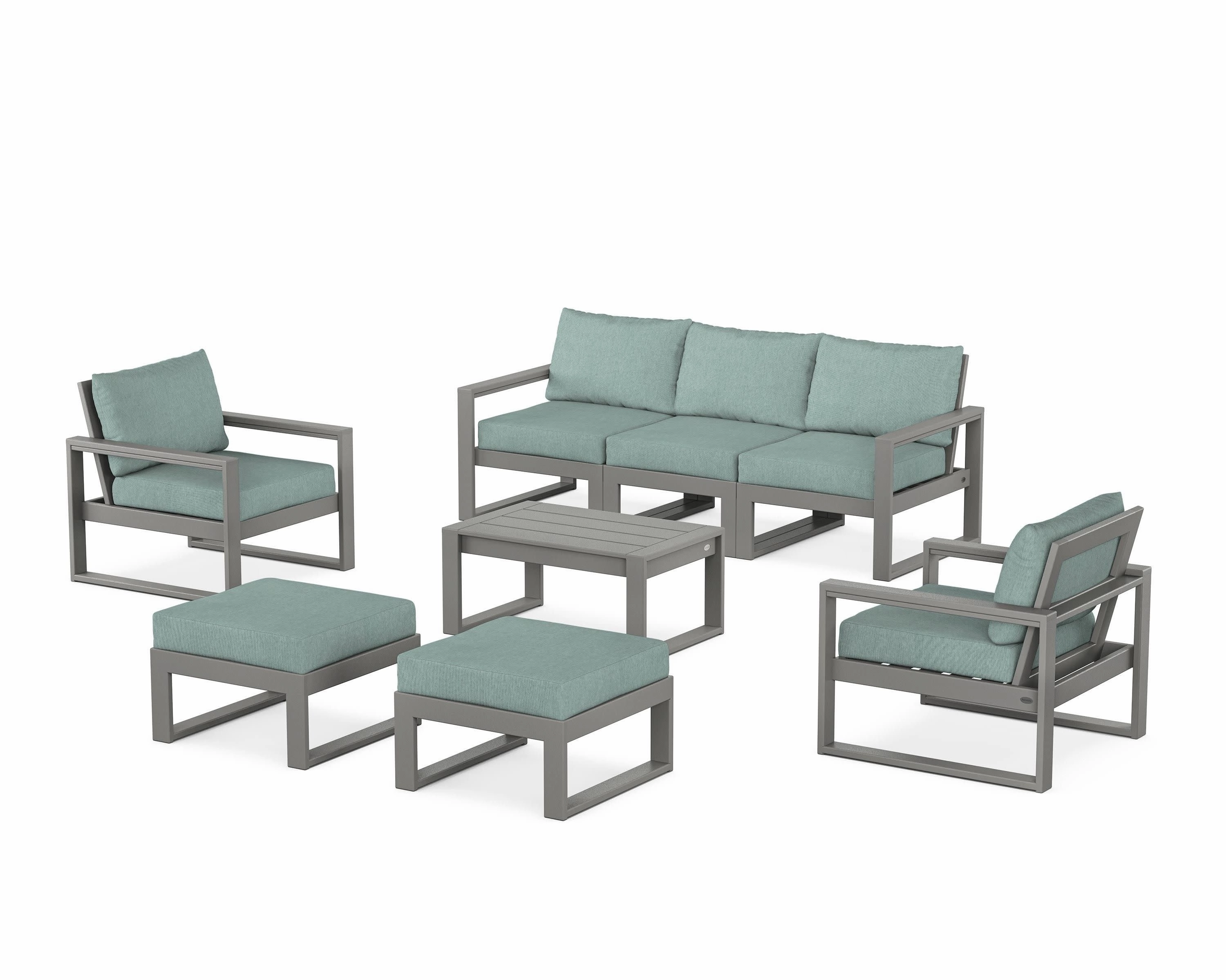 EDGE Sectional 8-Piece Lounge Sofa Set