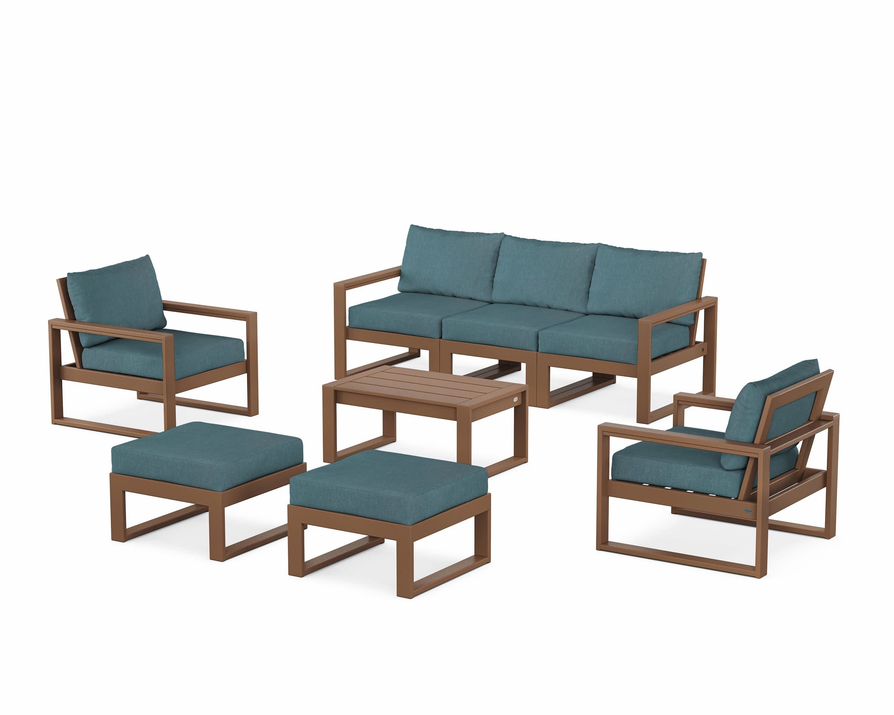 EDGE Sectional 8-Piece Lounge Sofa Set