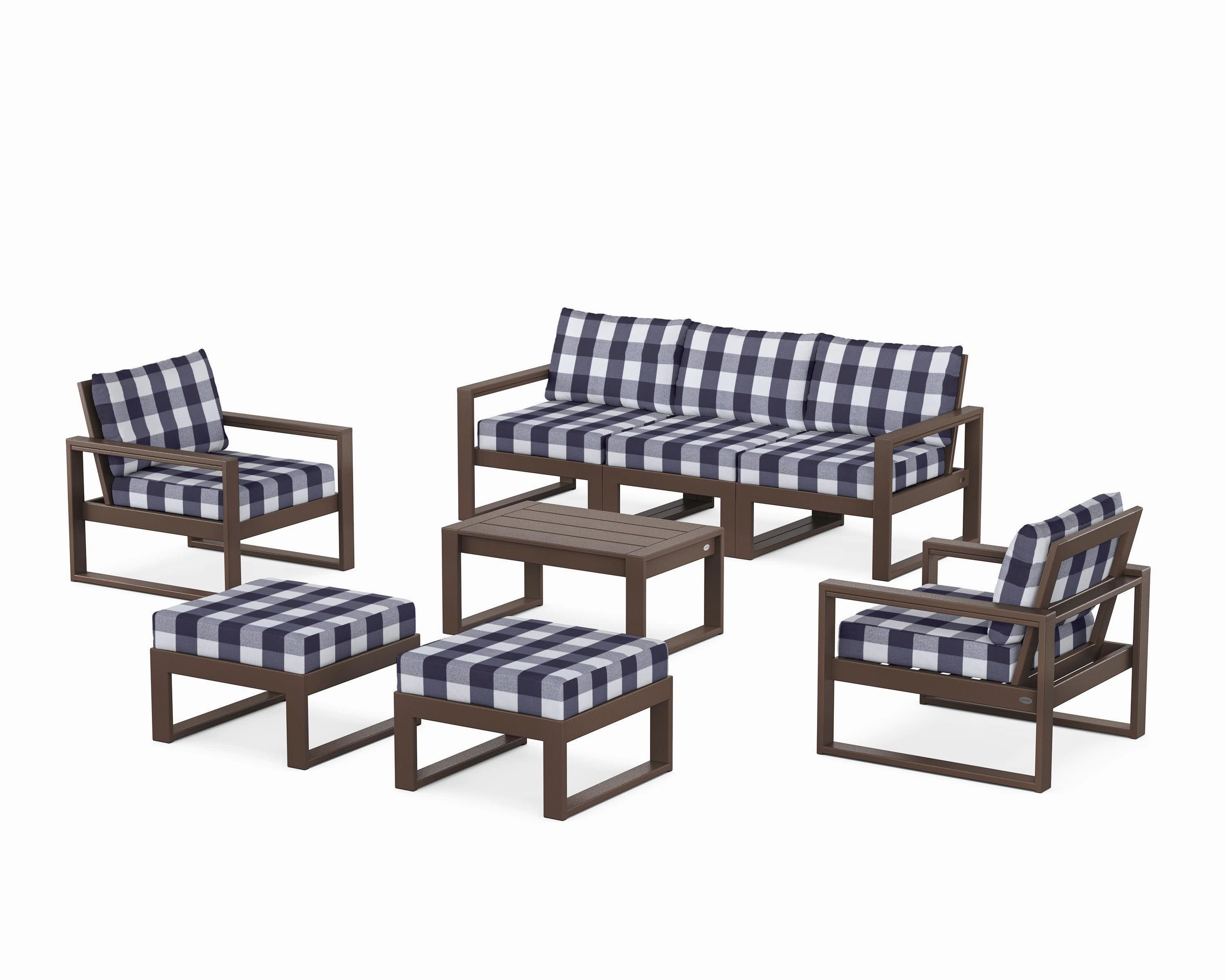 EDGE Sectional 8-Piece Lounge Sofa Set