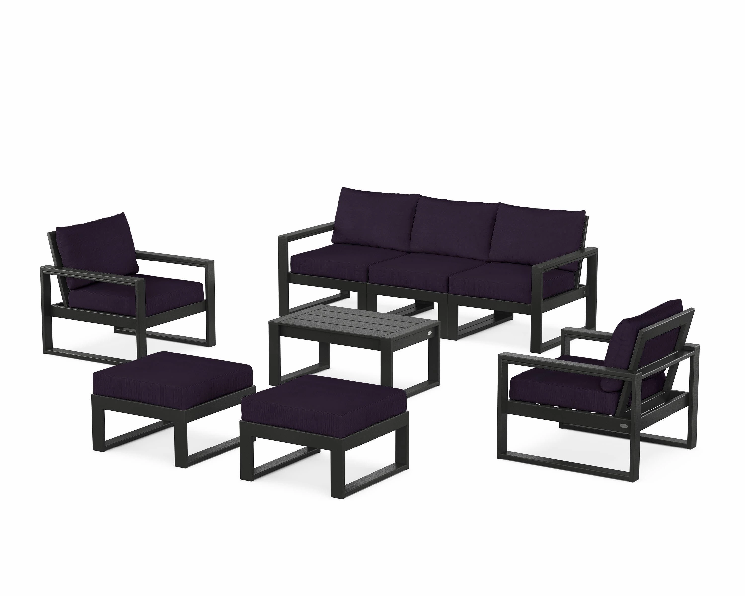 EDGE Sectional 8-Piece Lounge Sofa Set