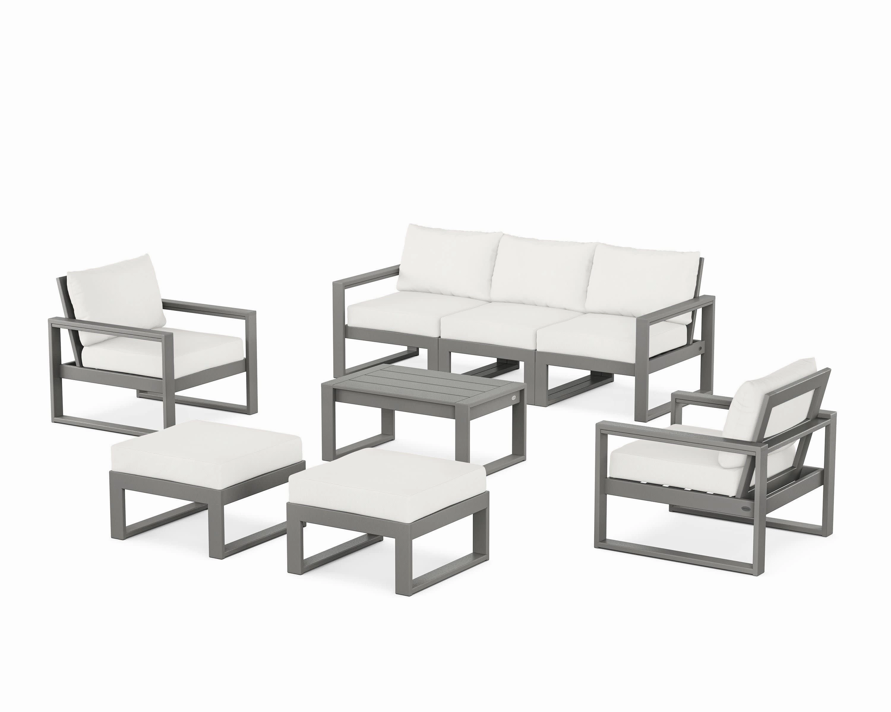 EDGE Sectional 8-Piece Lounge Sofa Set