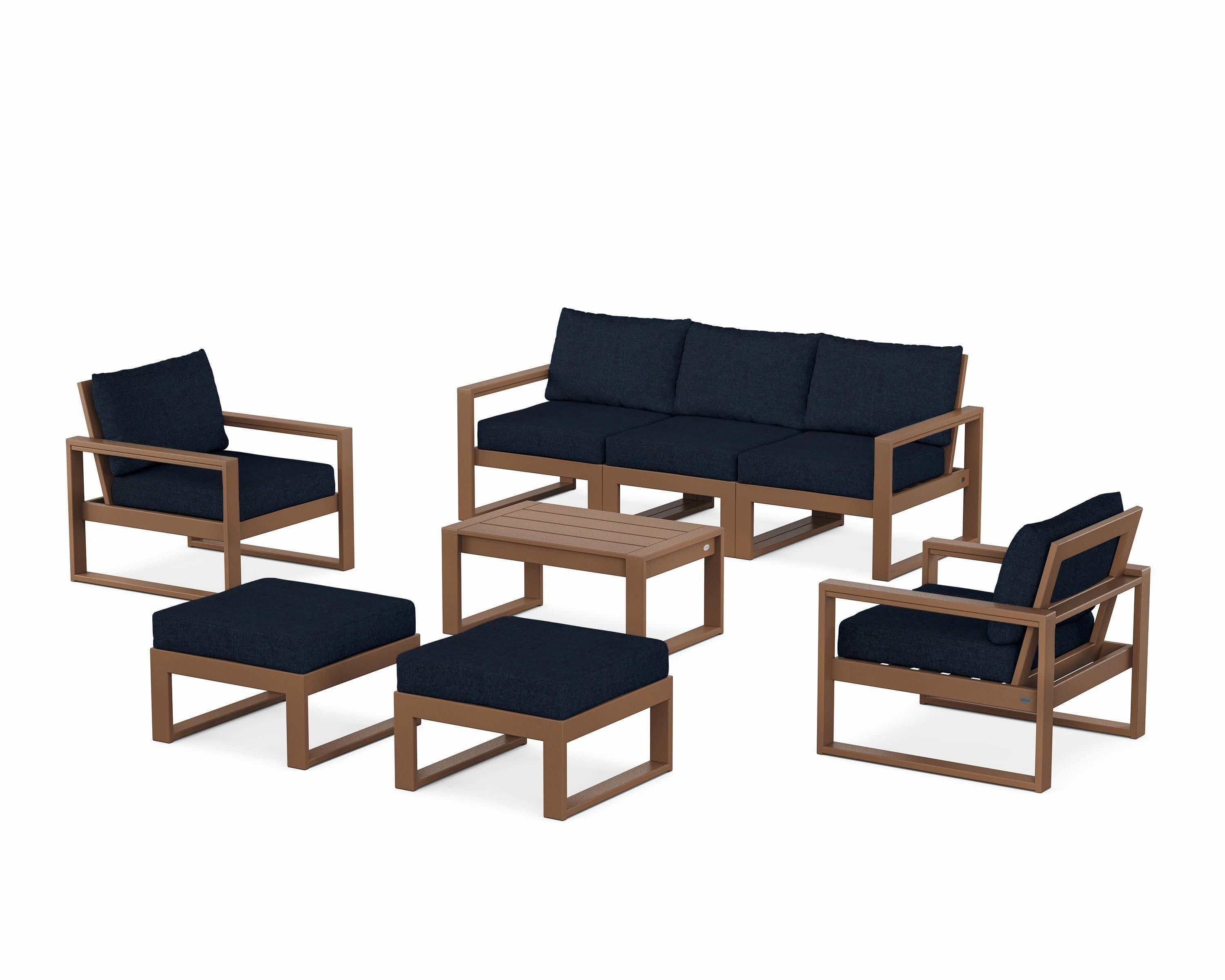 EDGE Sectional 8-Piece Lounge Sofa Set