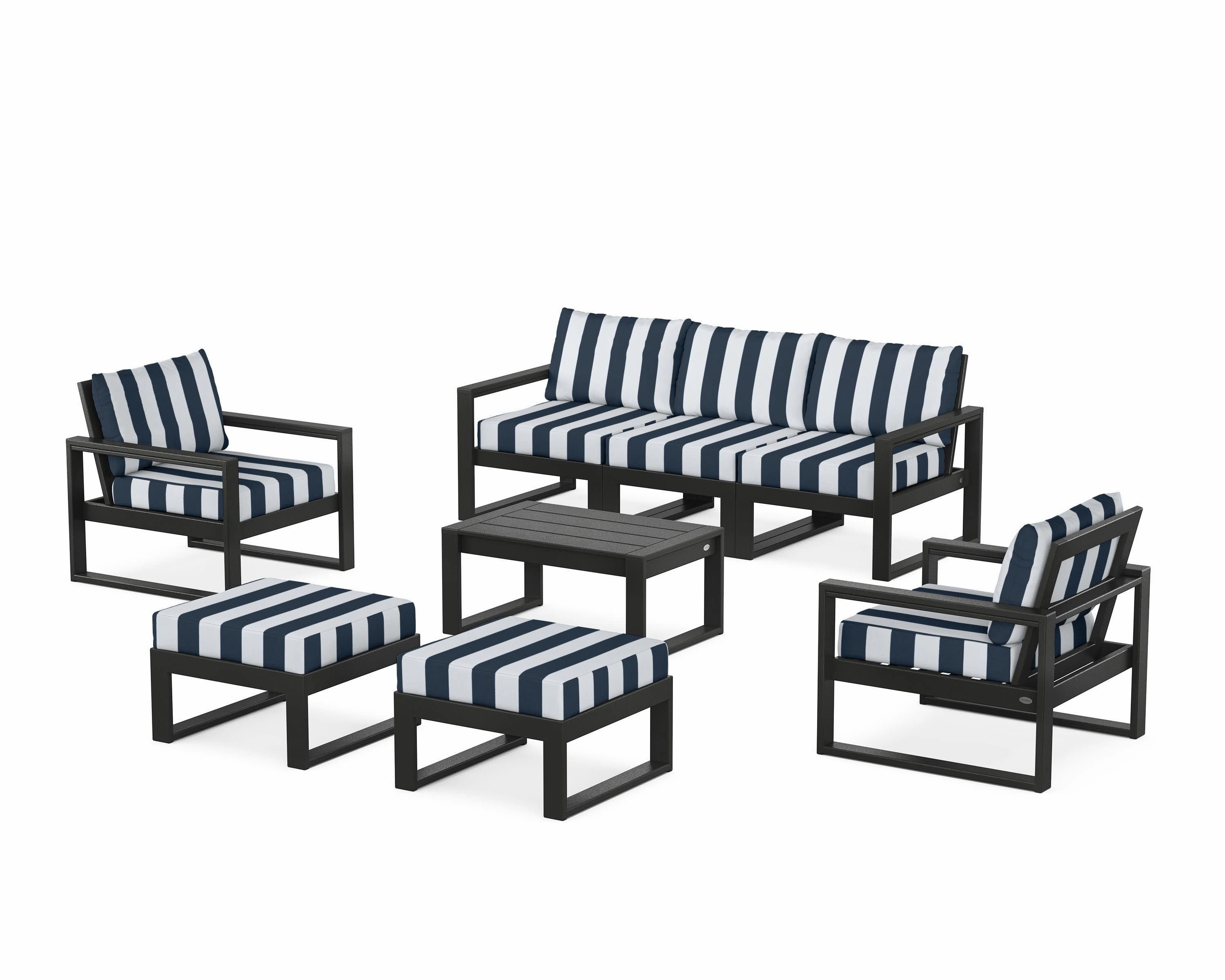 EDGE Sectional 8-Piece Lounge Sofa Set