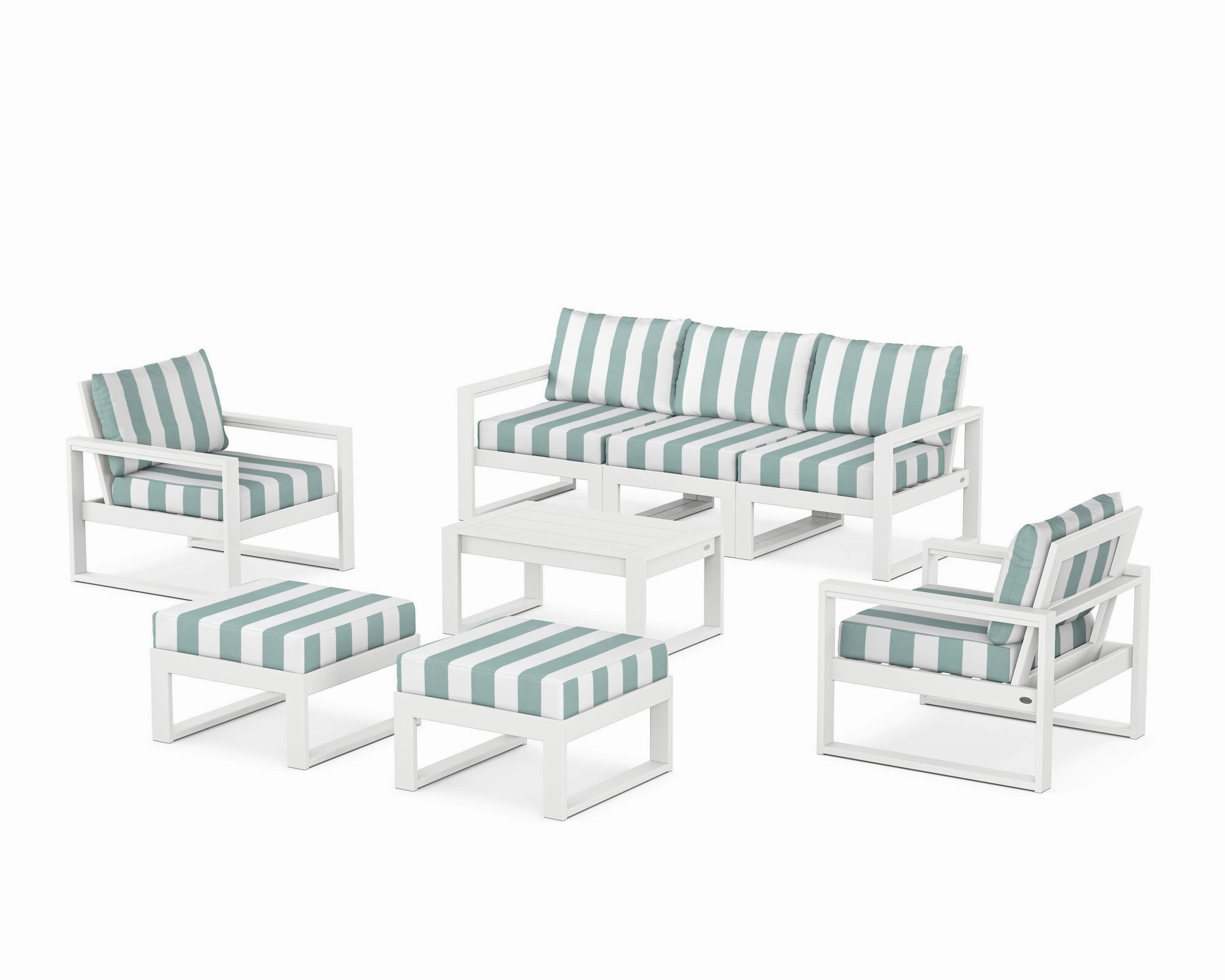 EDGE Sectional 8-Piece Lounge Sofa Set