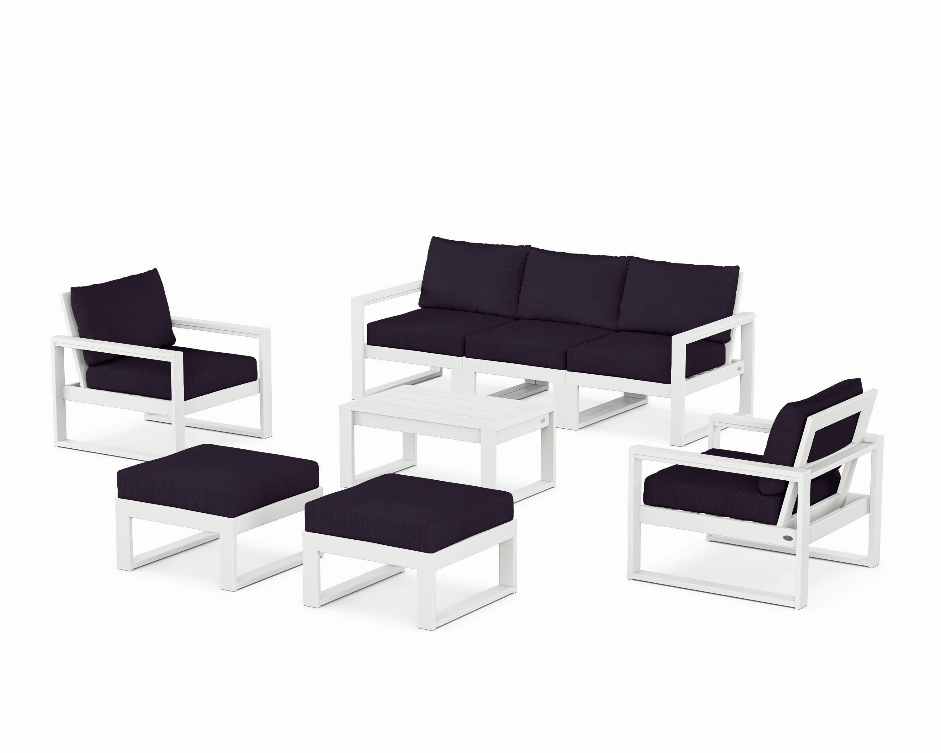 EDGE Sectional 8-Piece Lounge Sofa Set