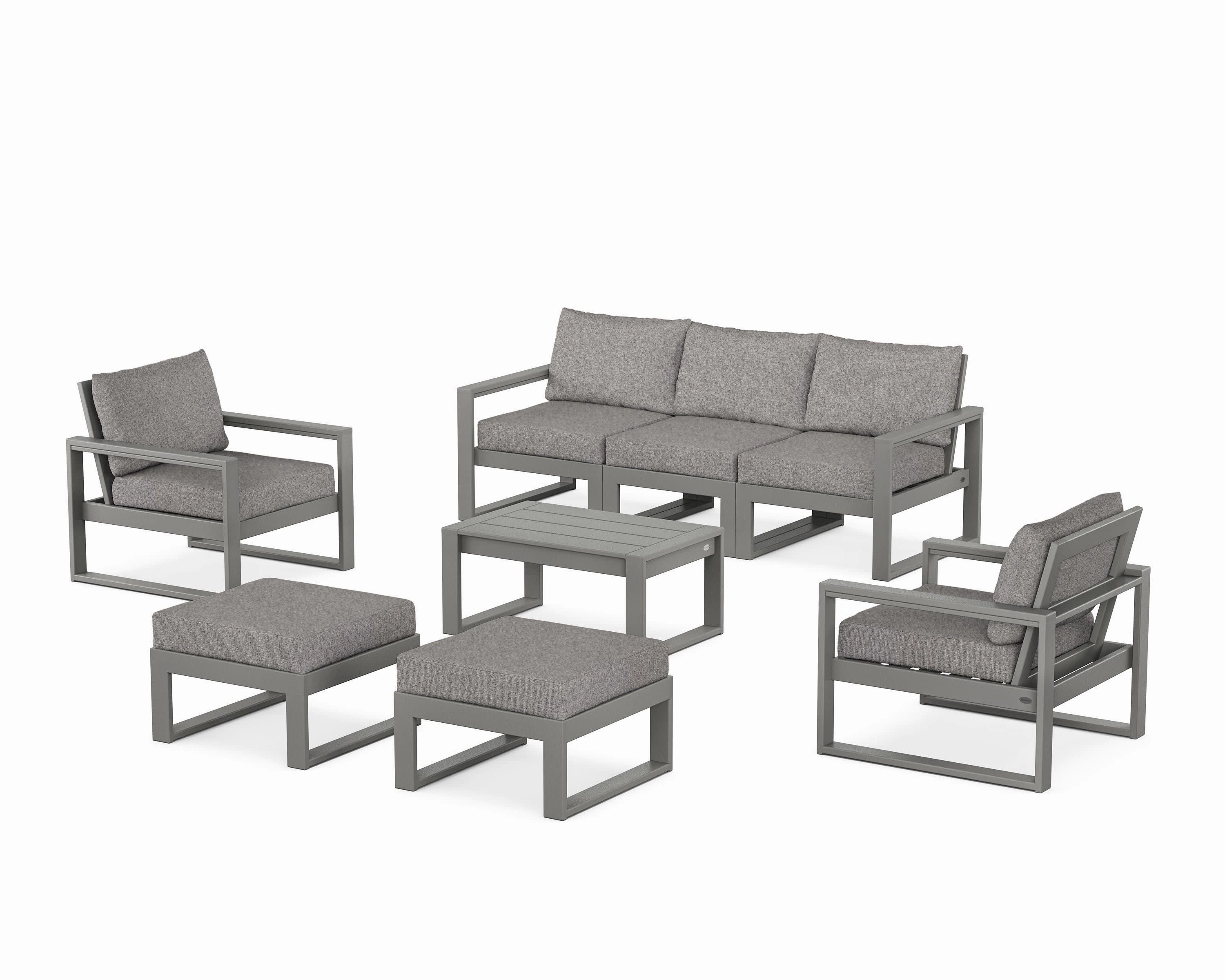 EDGE Sectional 8-Piece Lounge Sofa Set