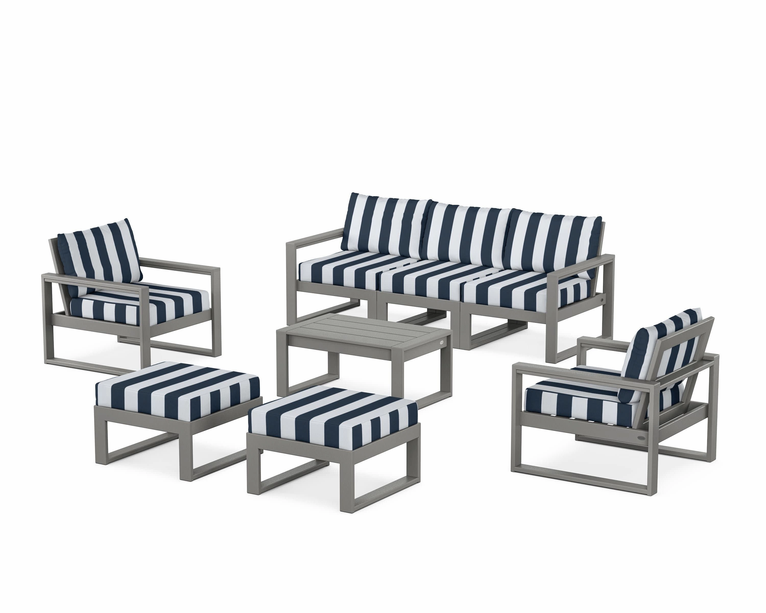 EDGE Sectional 8-Piece Lounge Sofa Set