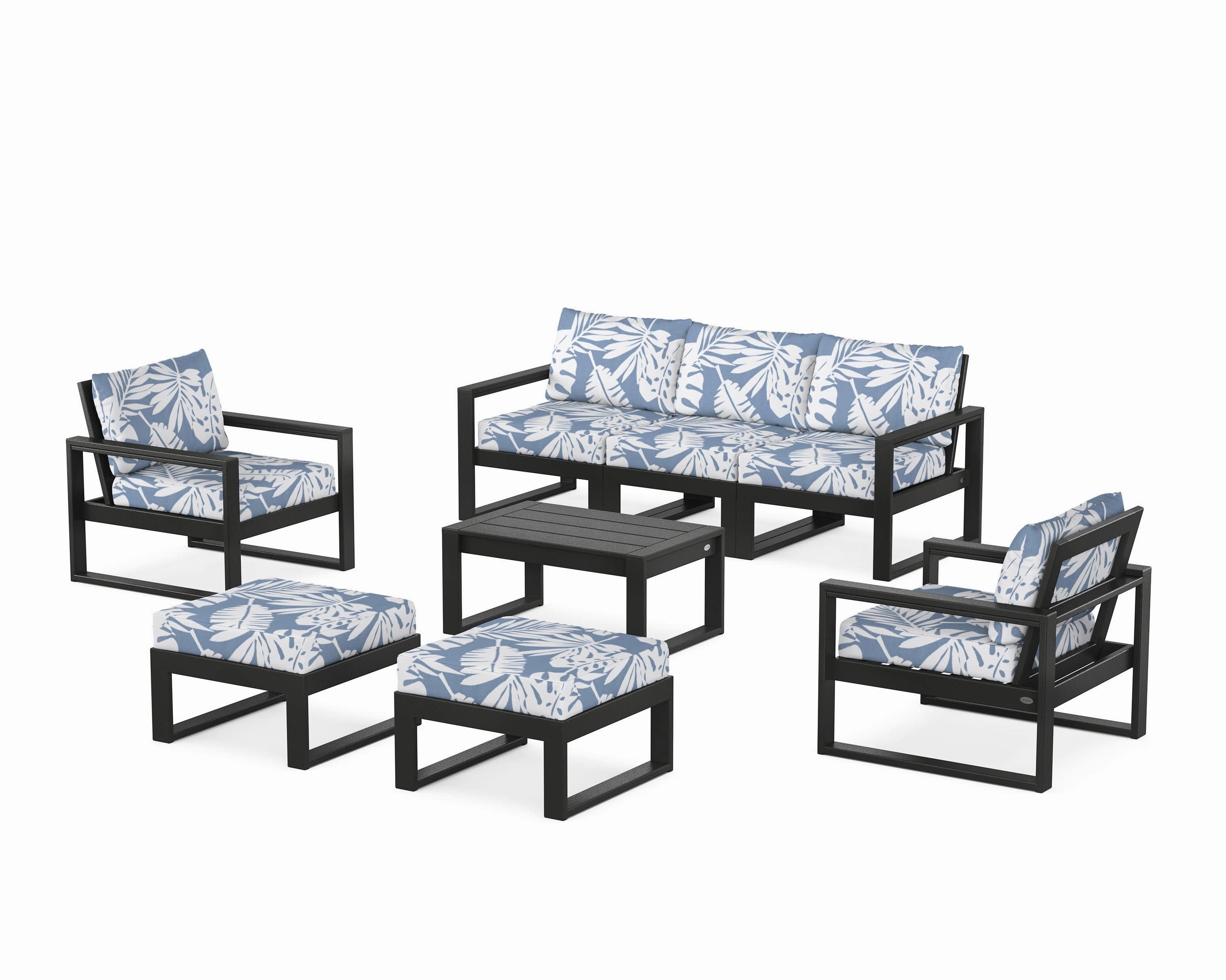 EDGE Sectional 8-Piece Lounge Sofa Set