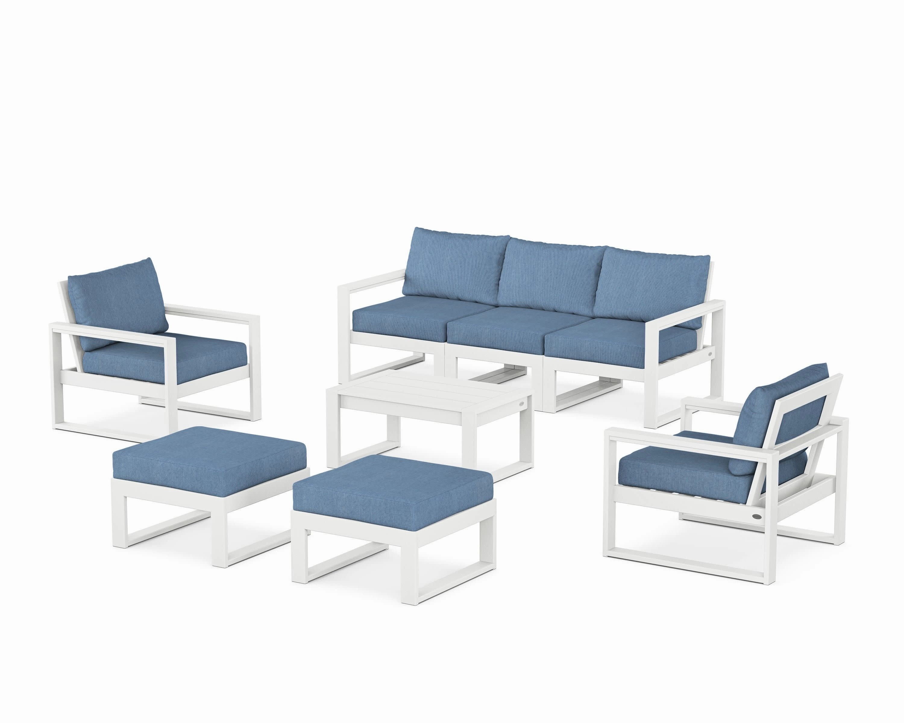 EDGE Sectional 8-Piece Lounge Sofa Set