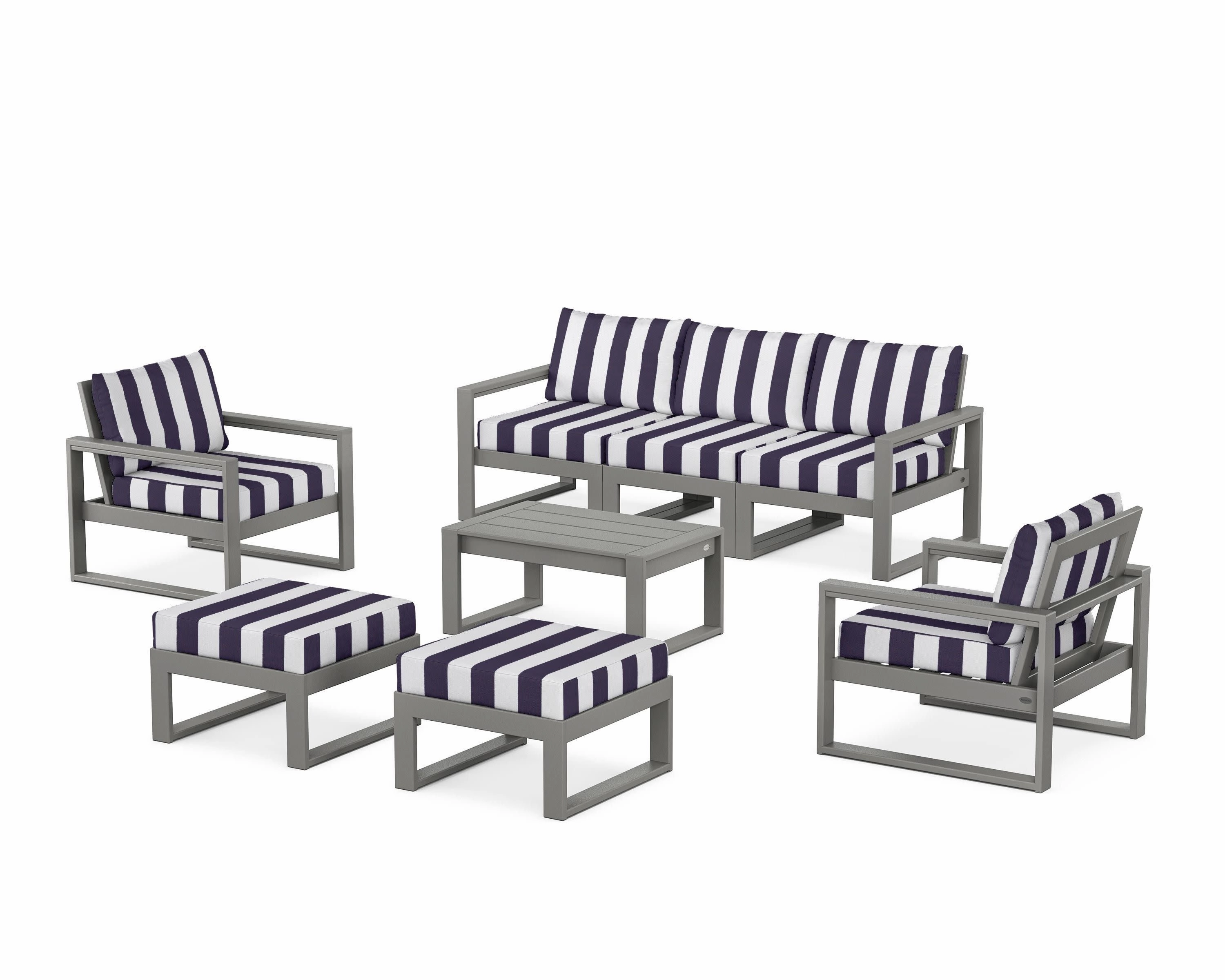 EDGE Sectional 8-Piece Lounge Sofa Set