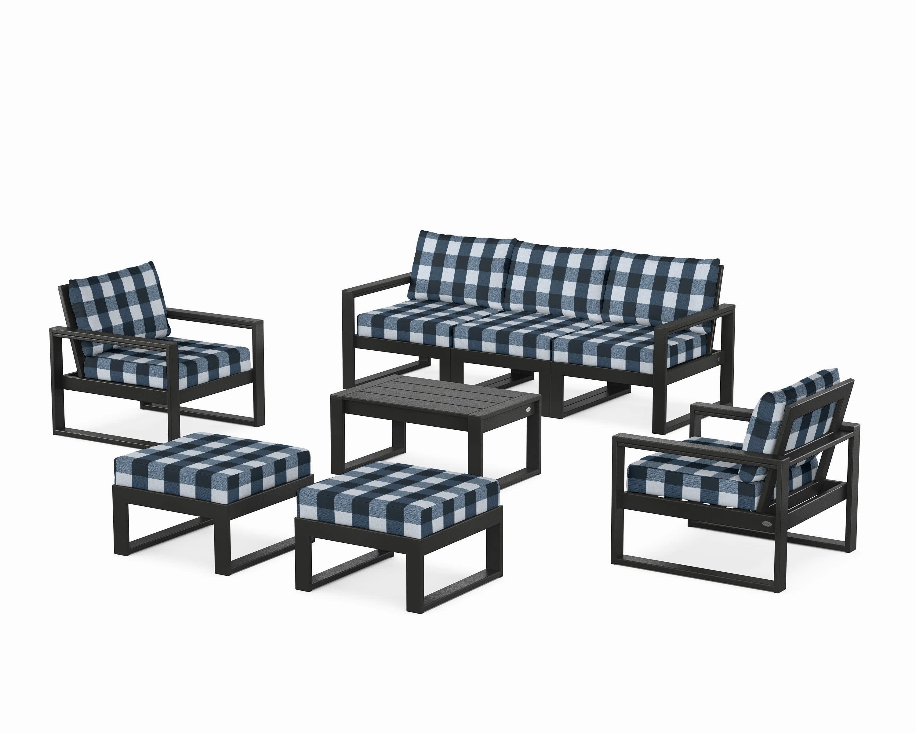 EDGE Sectional 8-Piece Lounge Sofa Set