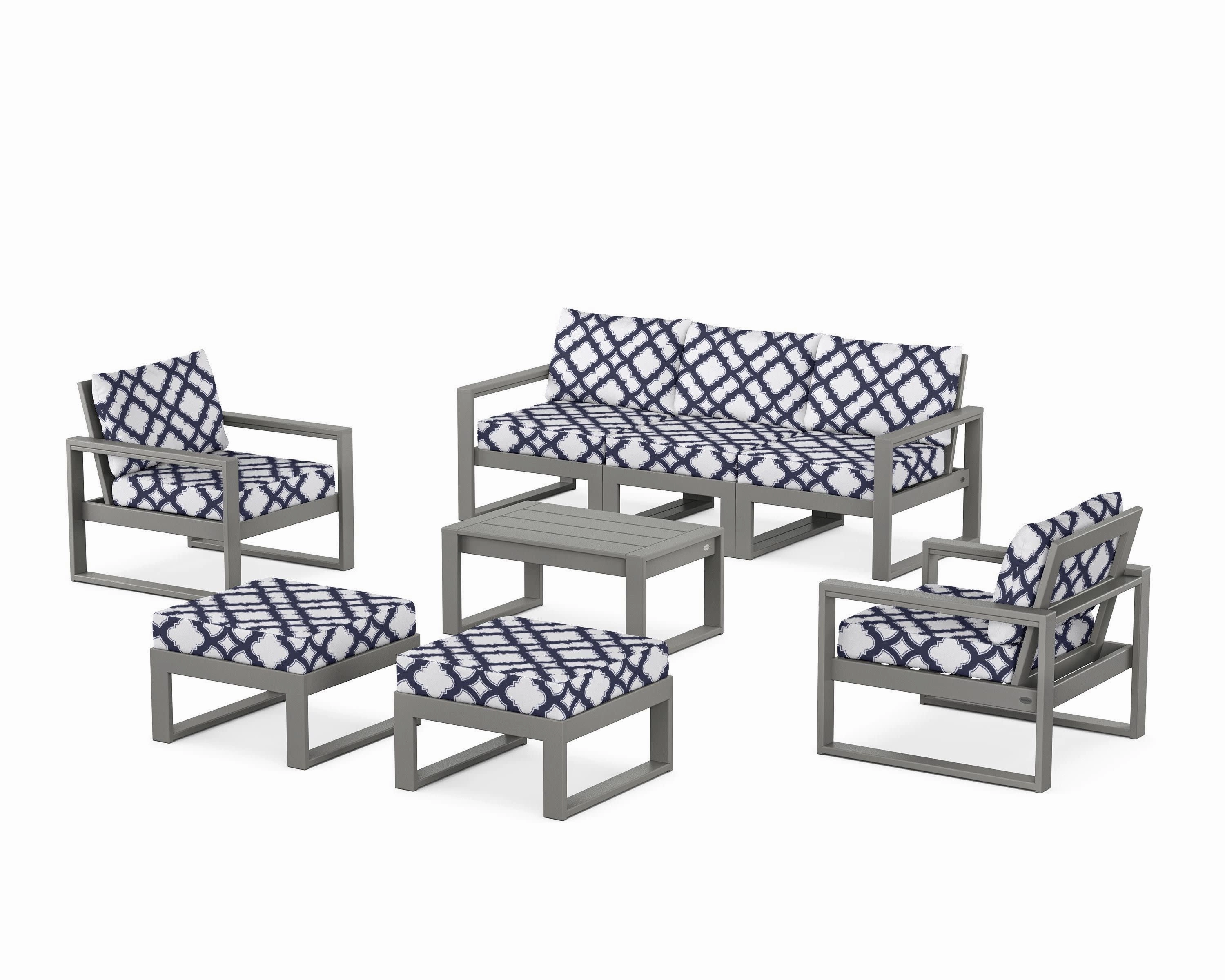 EDGE Sectional 8-Piece Lounge Sofa Set