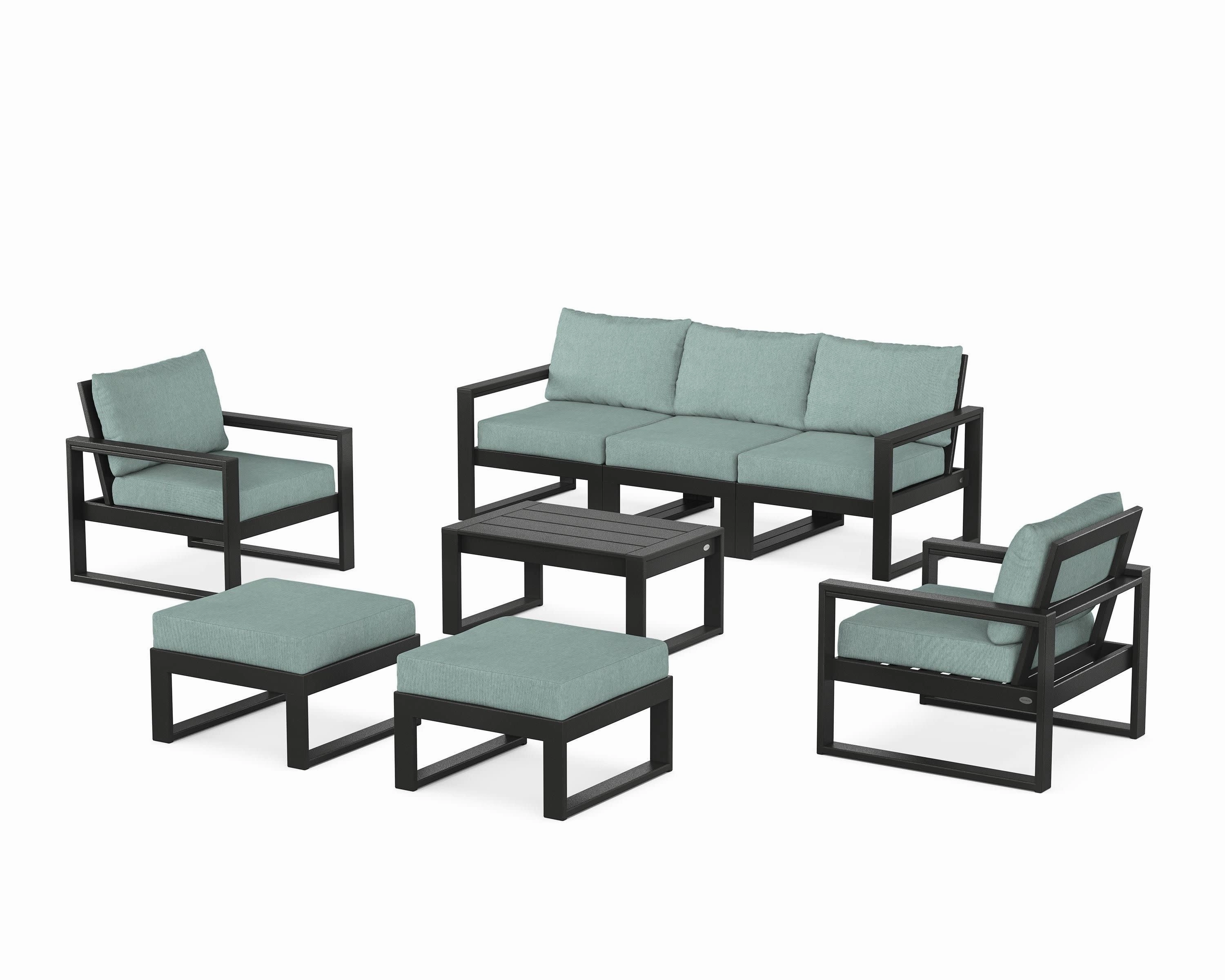EDGE Sectional 8-Piece Lounge Sofa Set