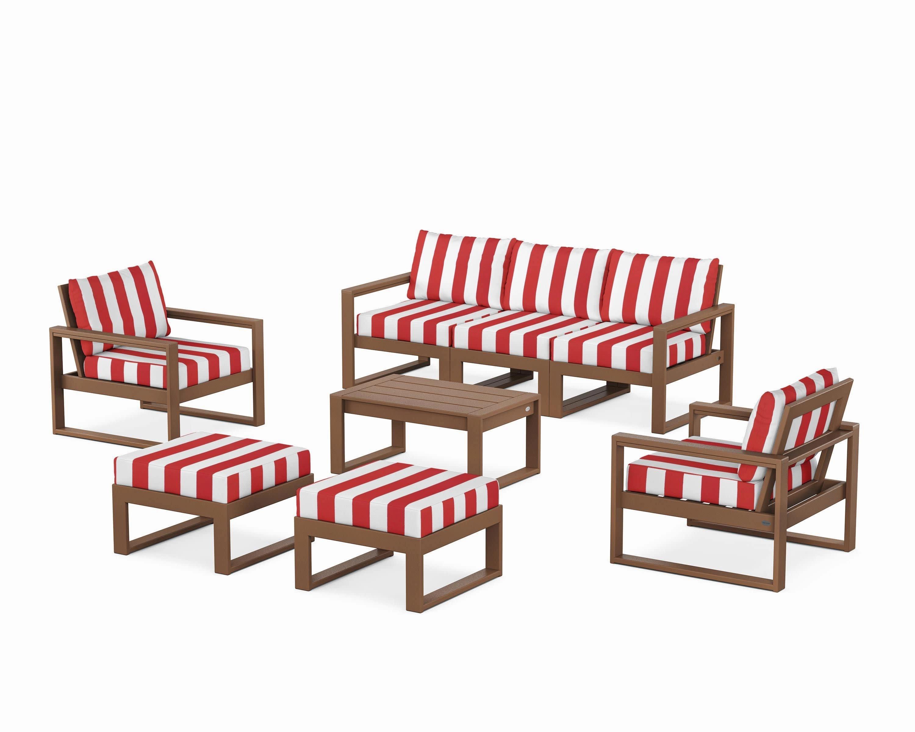 EDGE Sectional 8-Piece Lounge Sofa Set