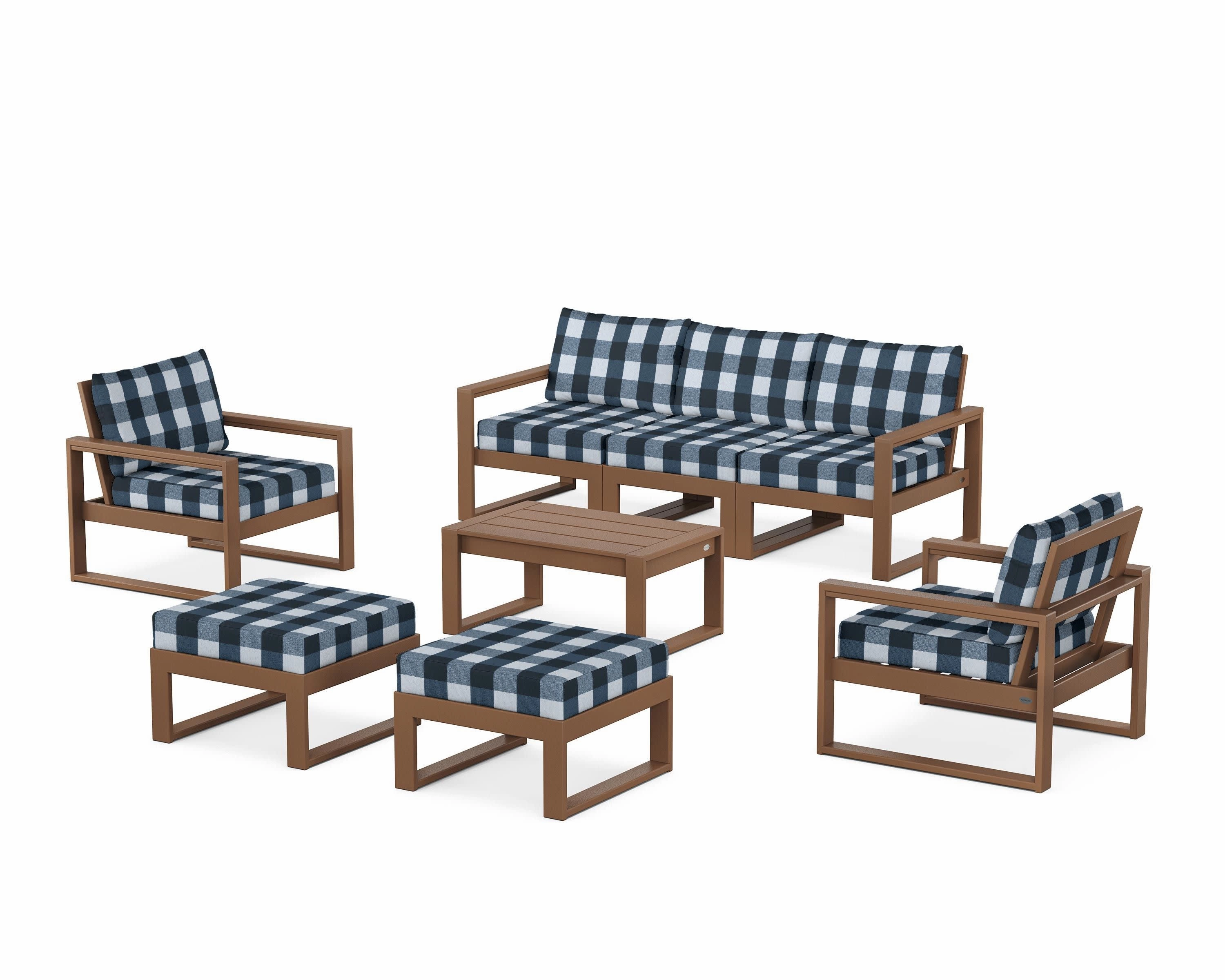 EDGE Sectional 8-Piece Lounge Sofa Set