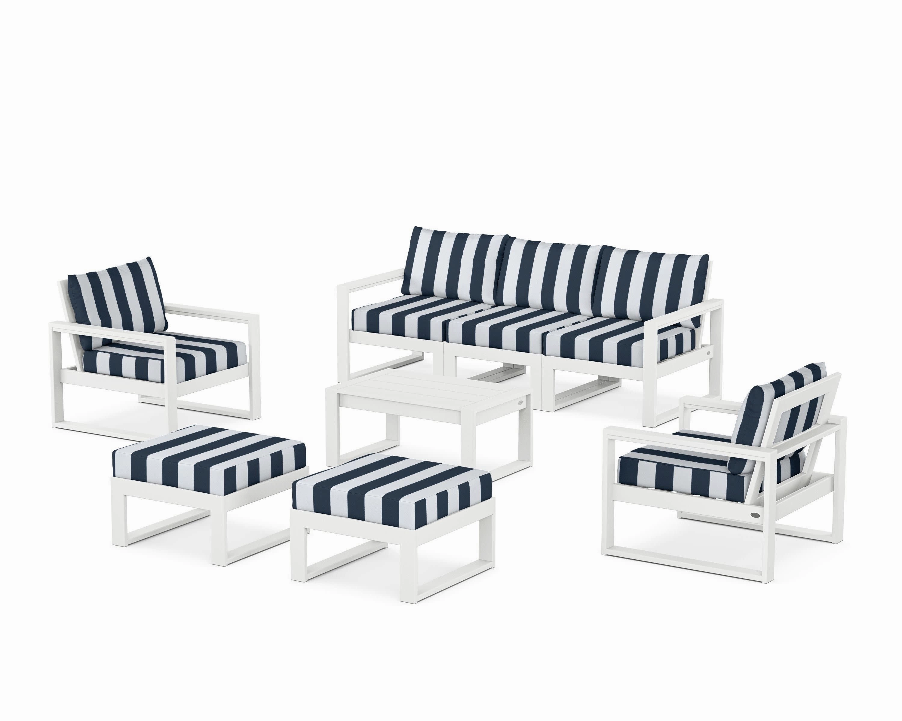 EDGE Sectional 8-Piece Lounge Sofa Set