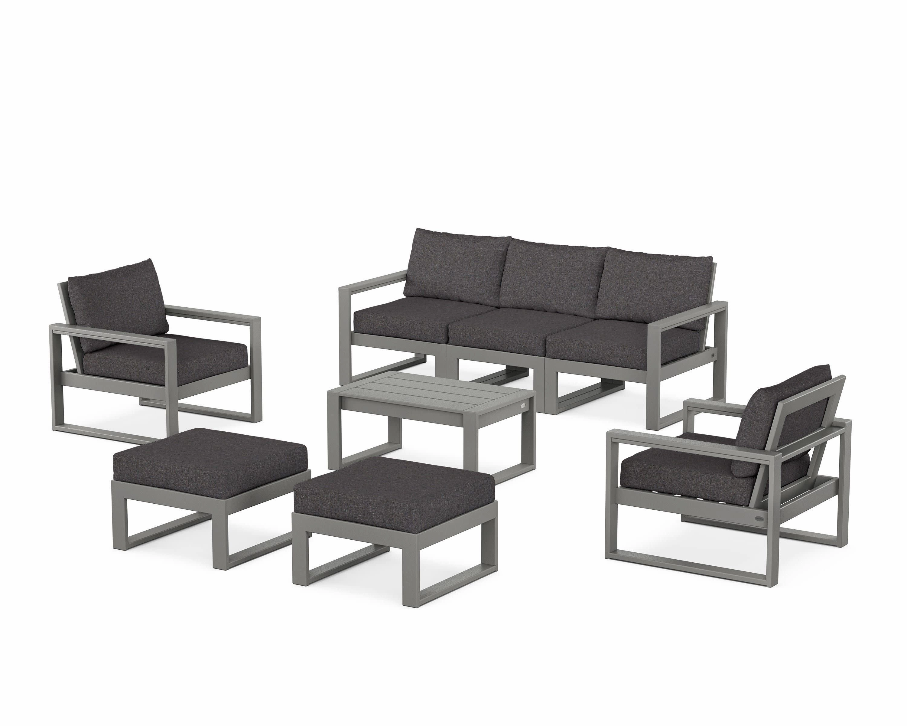 EDGE Sectional 8-Piece Lounge Sofa Set