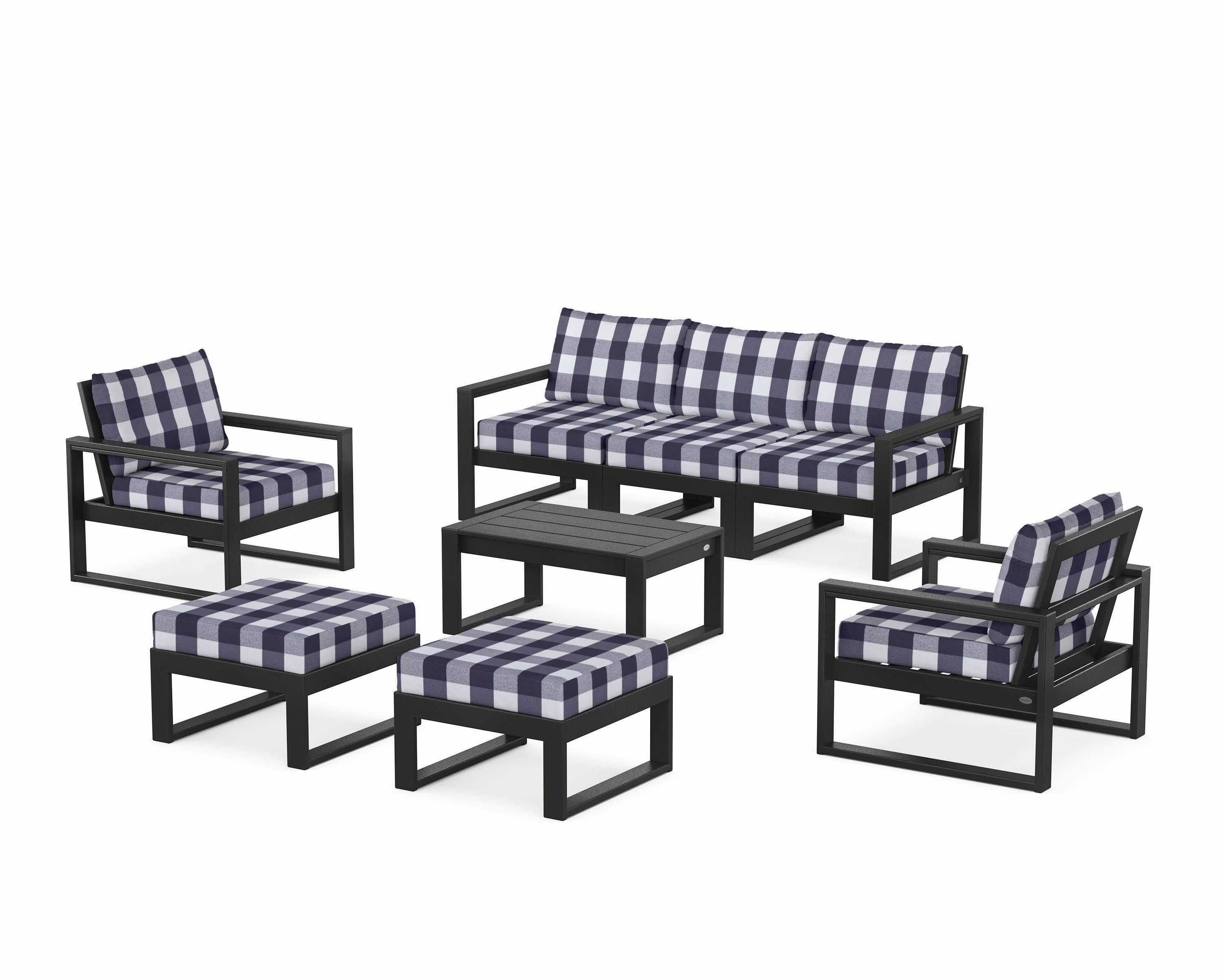 EDGE Sectional 8-Piece Lounge Sofa Set