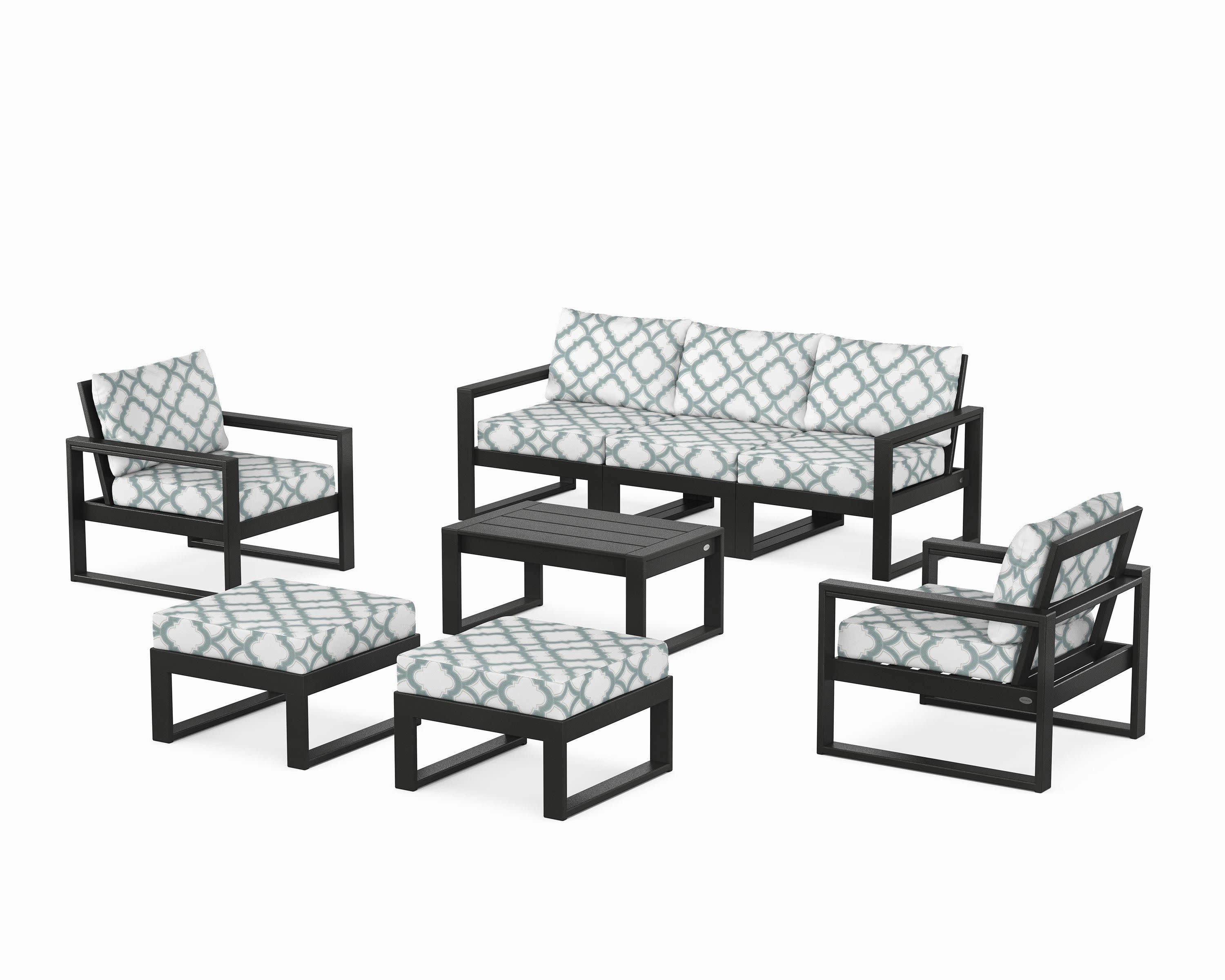 EDGE Sectional 8-Piece Lounge Sofa Set