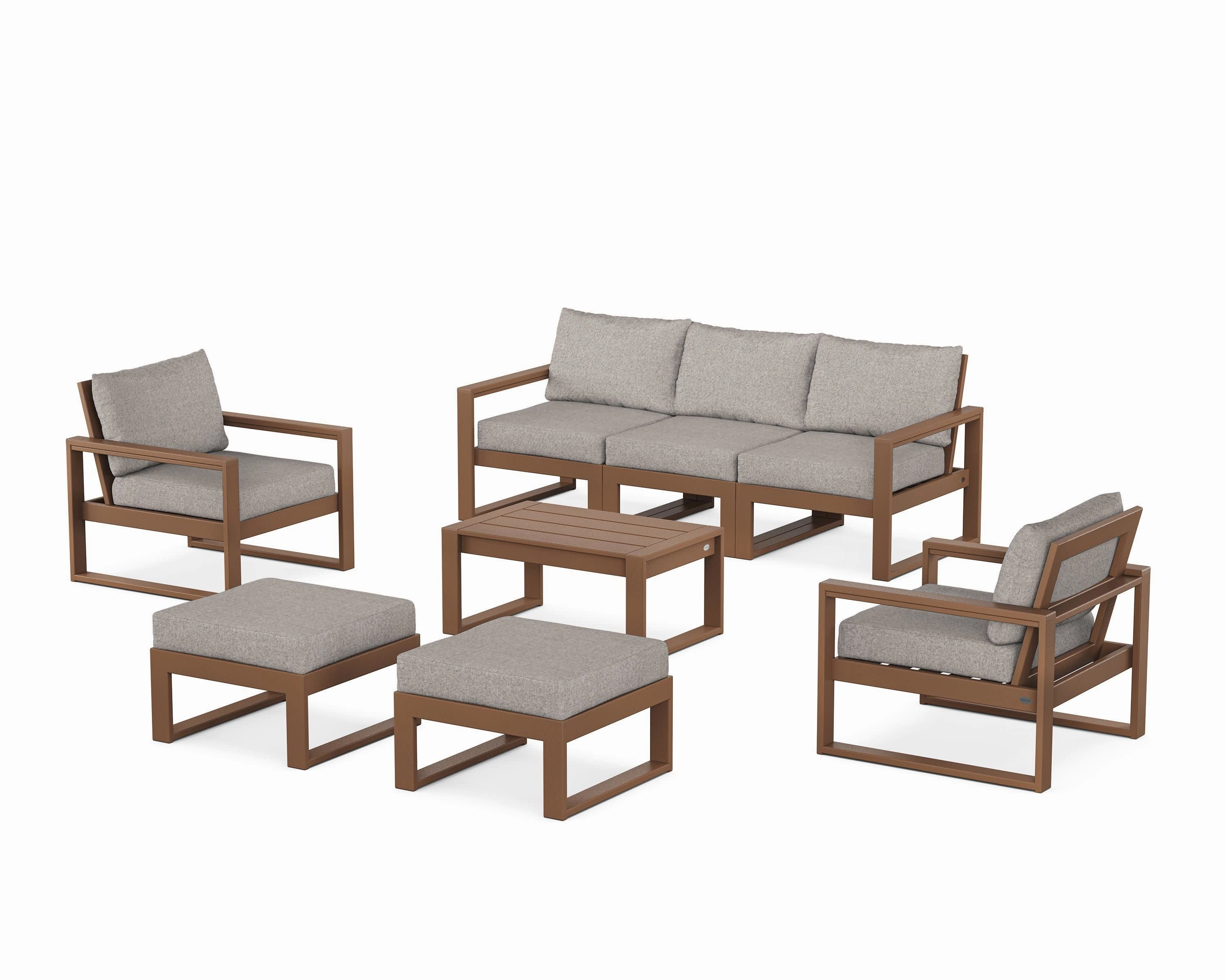 EDGE Sectional 8-Piece Lounge Sofa Set
