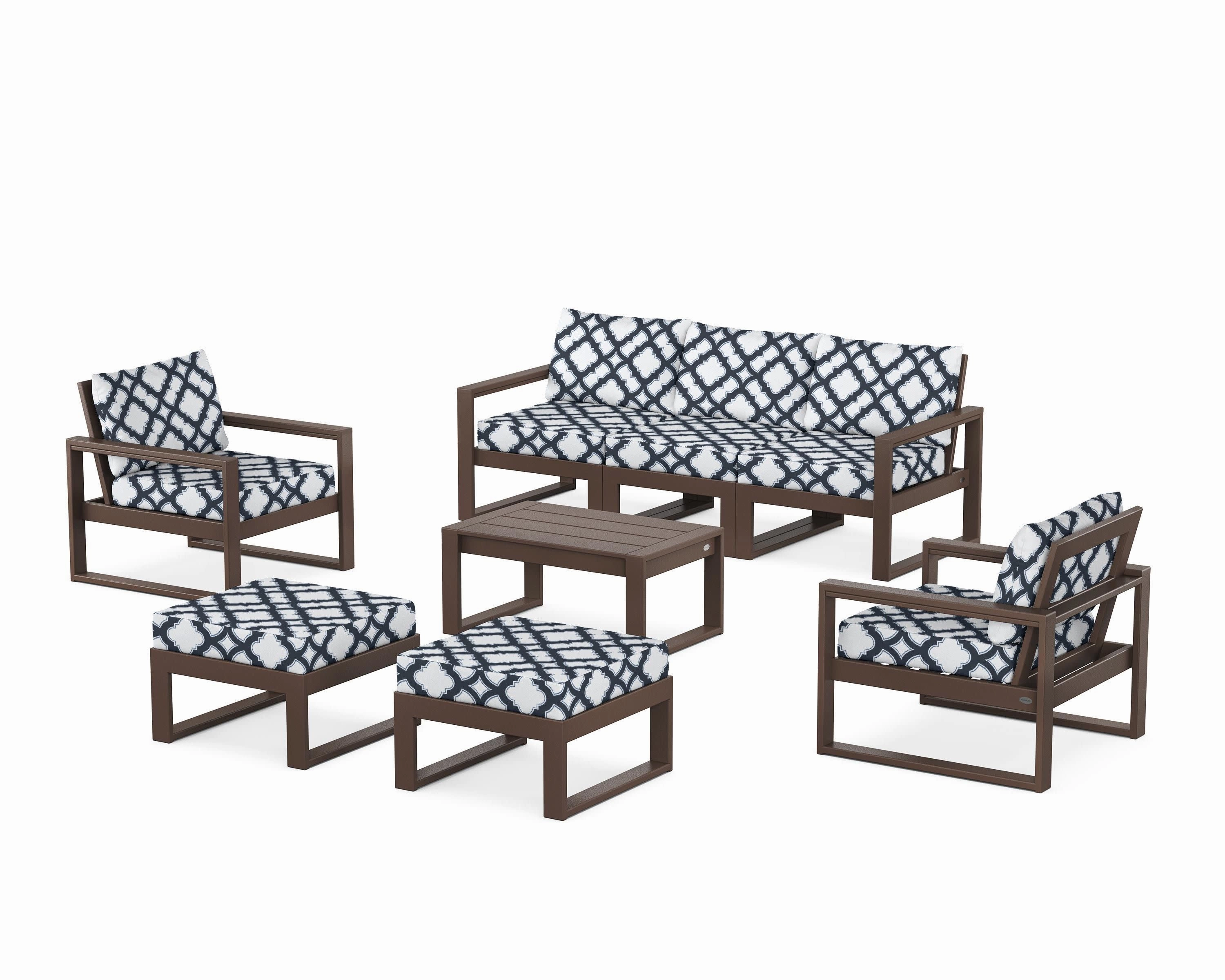 EDGE Sectional 8-Piece Lounge Sofa Set