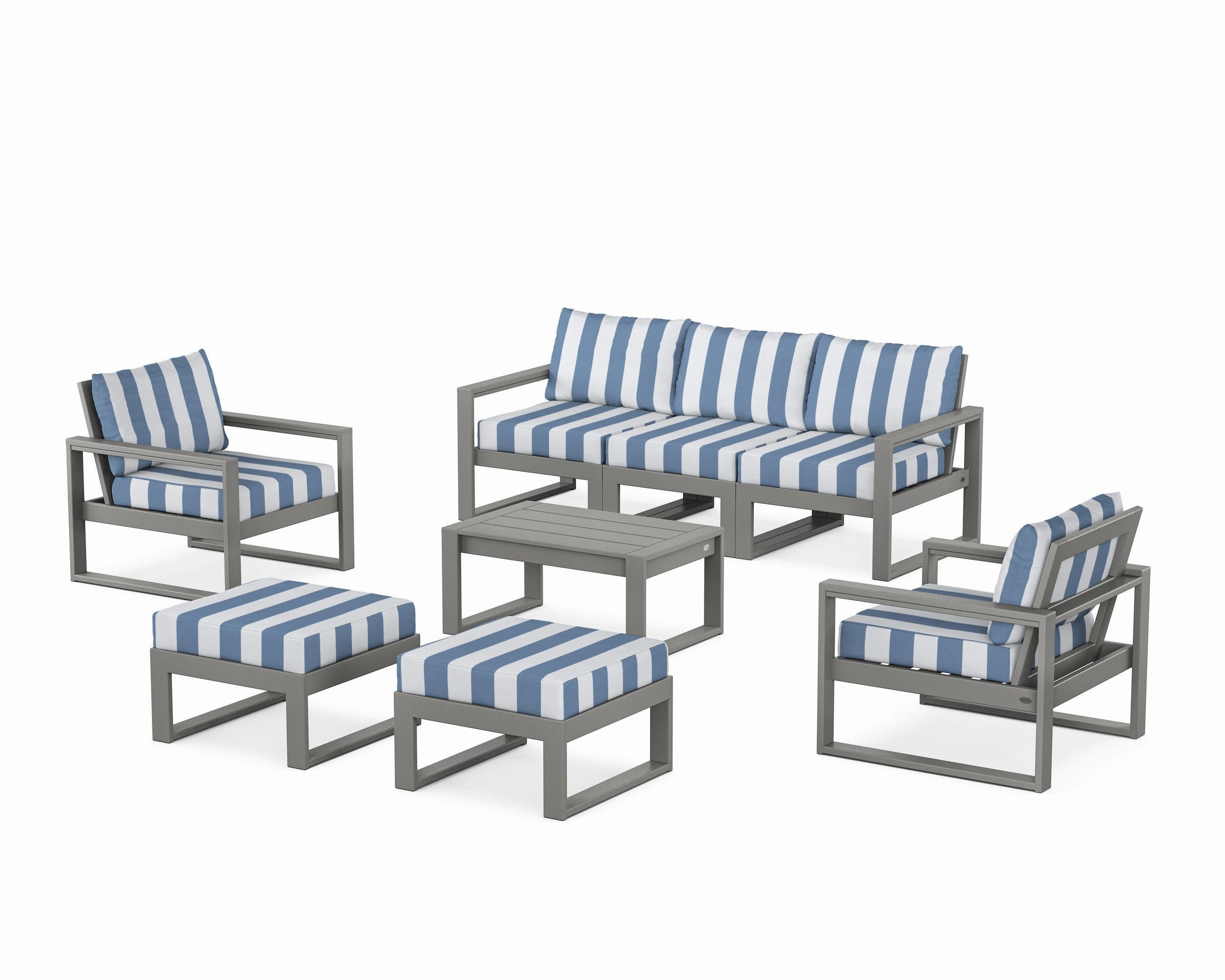 EDGE Sectional 8-Piece Lounge Sofa Set