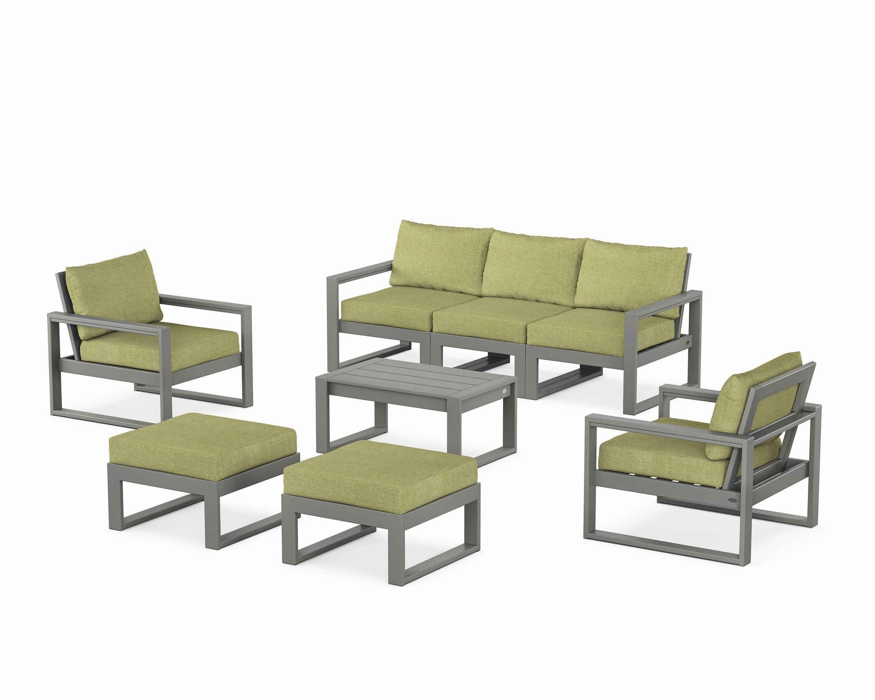 EDGE Sectional 8-Piece Lounge Sofa Set