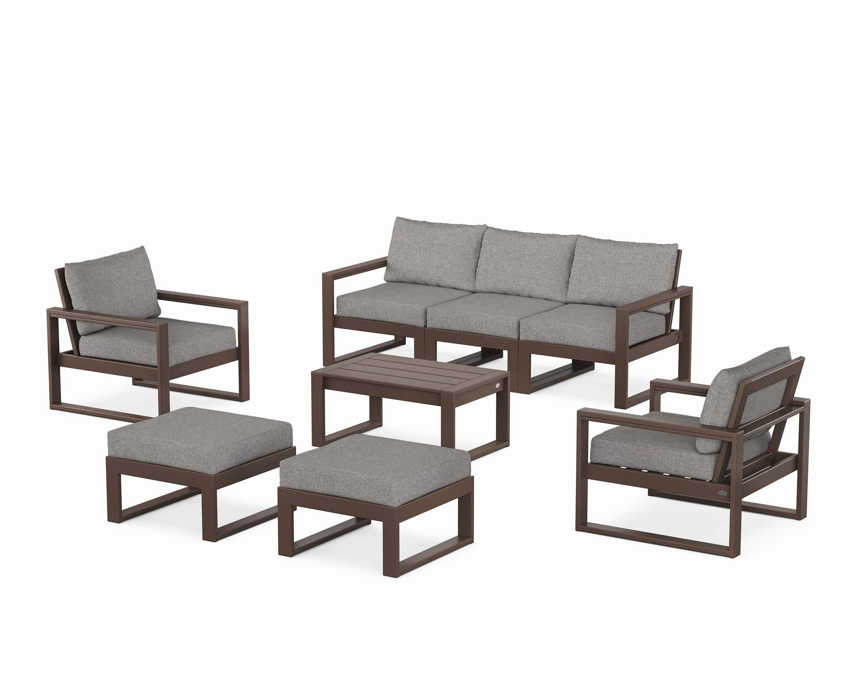EDGE Sectional 8-Piece Lounge Sofa Set