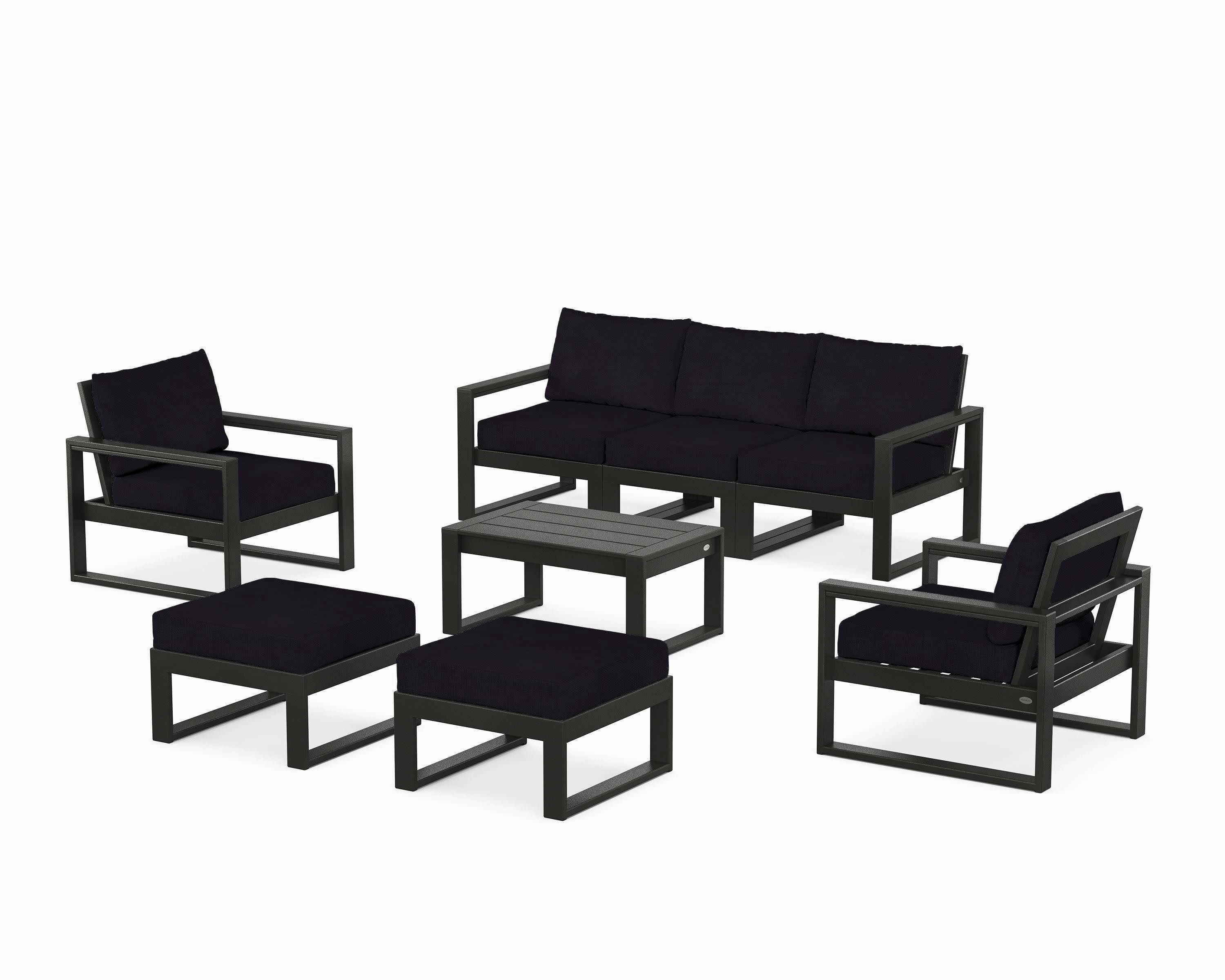 EDGE Sectional 8-Piece Lounge Sofa Set